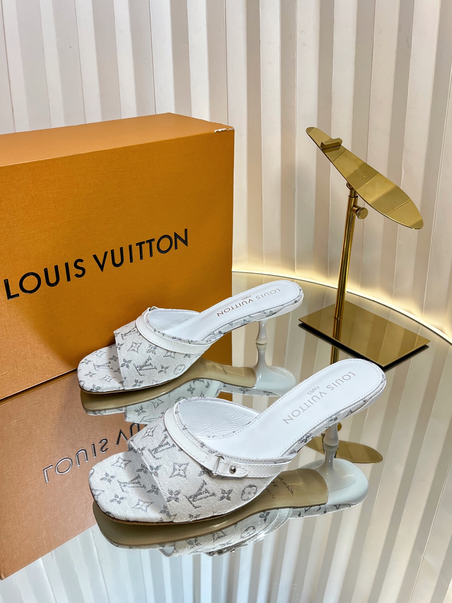 LV Donkey Ballet Shoes: Colorful, Sexy, Cozy, Italian Leather, Custom Sizes - 图片 2