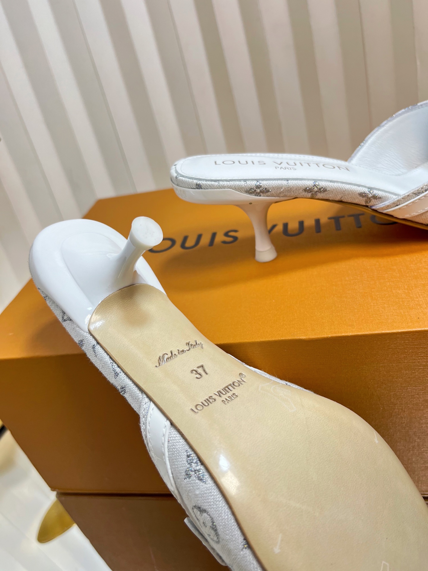 LV Donkey Ballet Shoes: Colorful, Sexy, Cozy, Italian Leather, Custom Sizes - 图片 9
