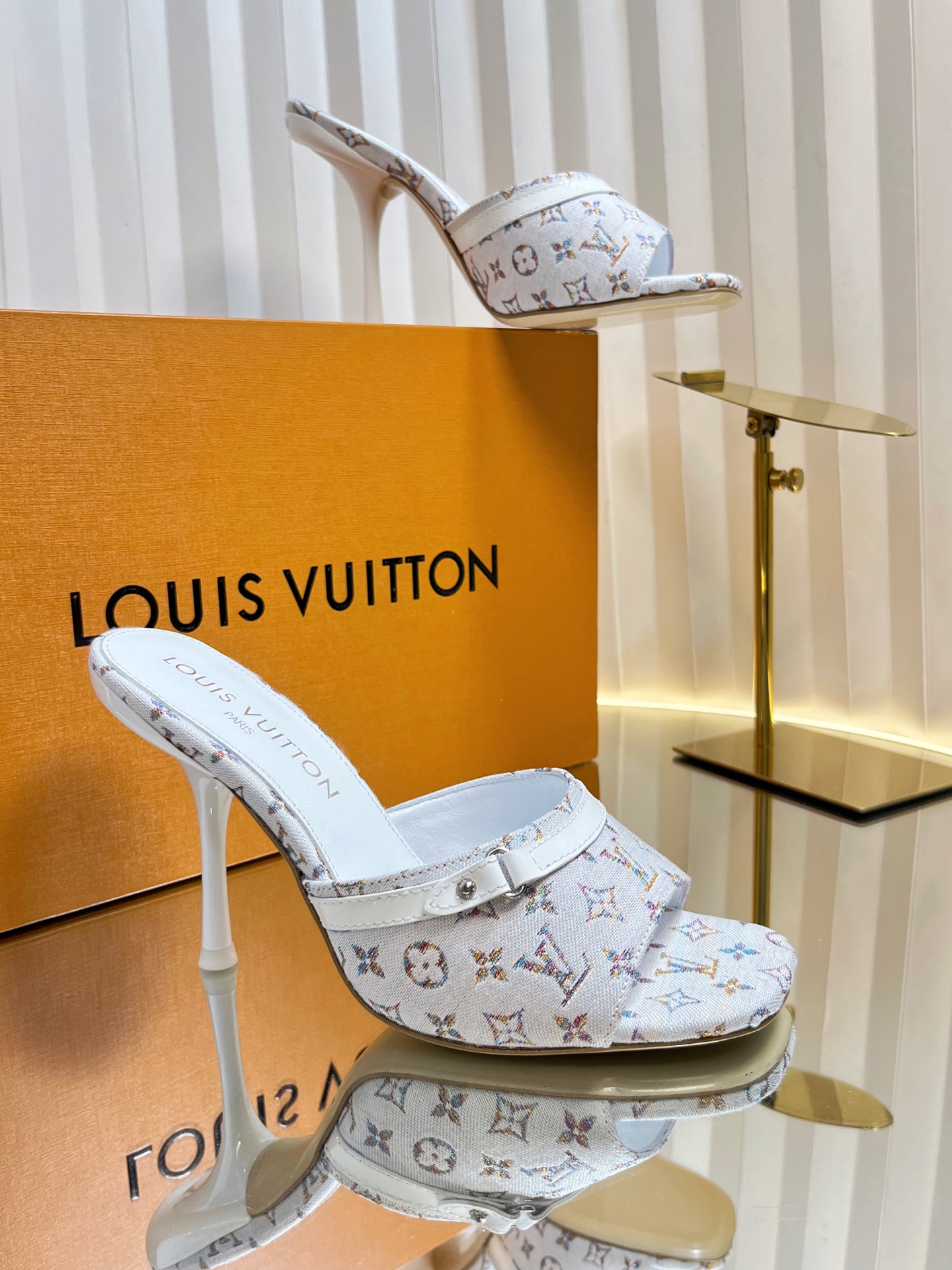 LV Donkey Ballet Shoes: Colorful, Sexy, Cozy, Italian Leather, Customizable, Sizes 35-41 - 图片 5
