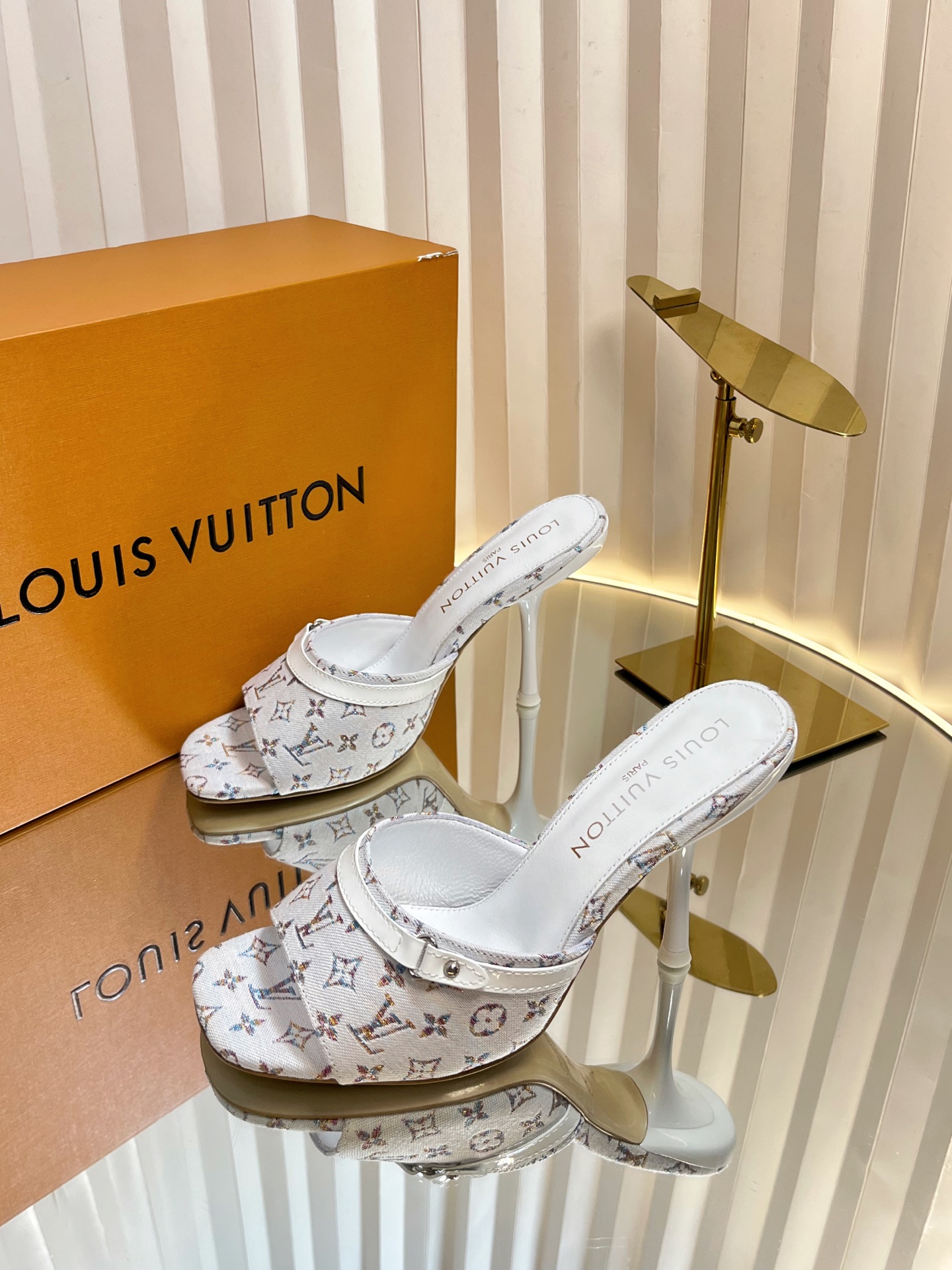 LV Donkey Ballet Shoes: Colorful, Sexy, Cozy, Italian Leather, Customizable, Sizes 35-41 - 图片 2