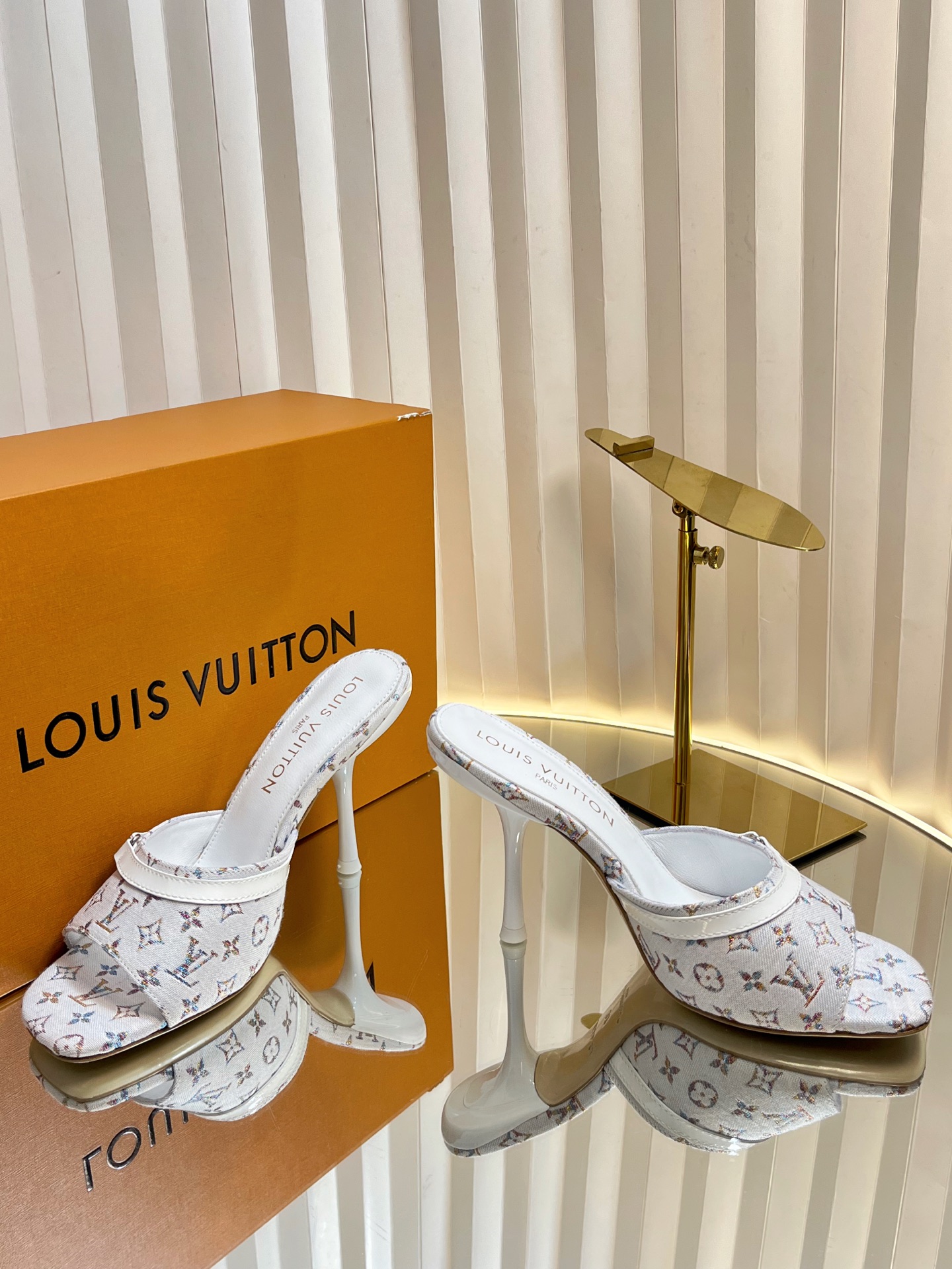 LV Donkey Ballet Shoes: Colorful, Sexy, Cozy, Italian Leather, Customizable, Sizes 35-41 - 图片 3