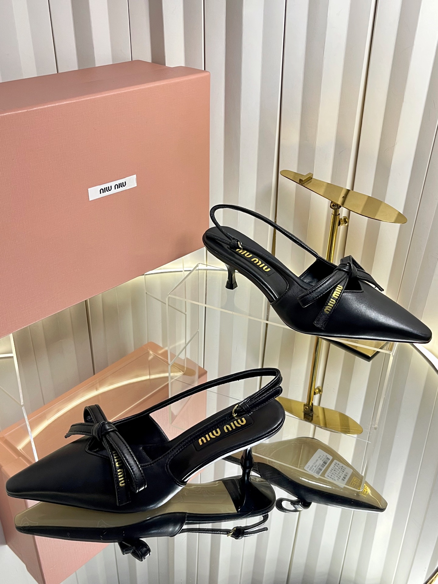 Miu Miu Bow Slingback Pumps
