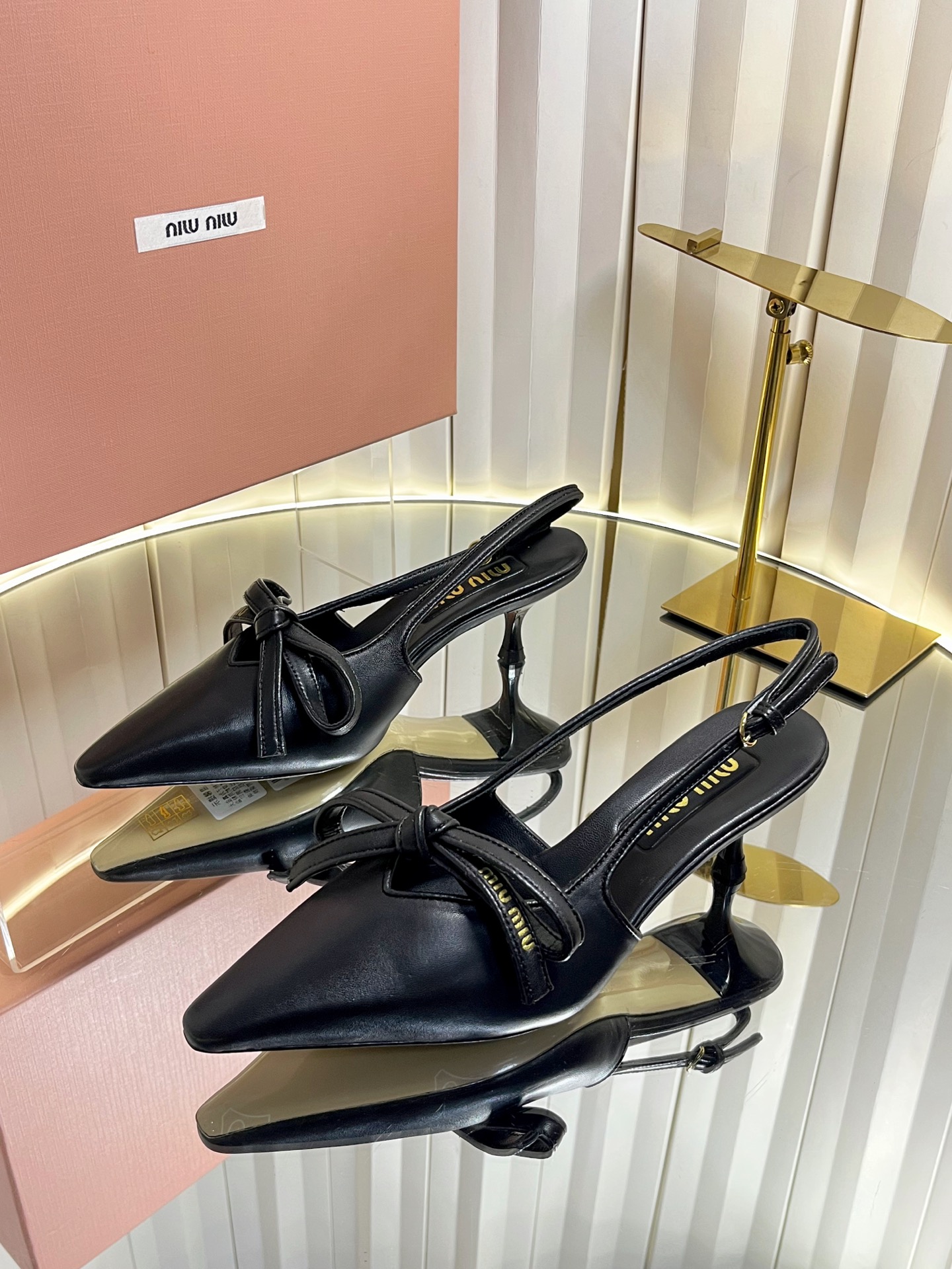 Miu Miu Bow Slingback Pumps