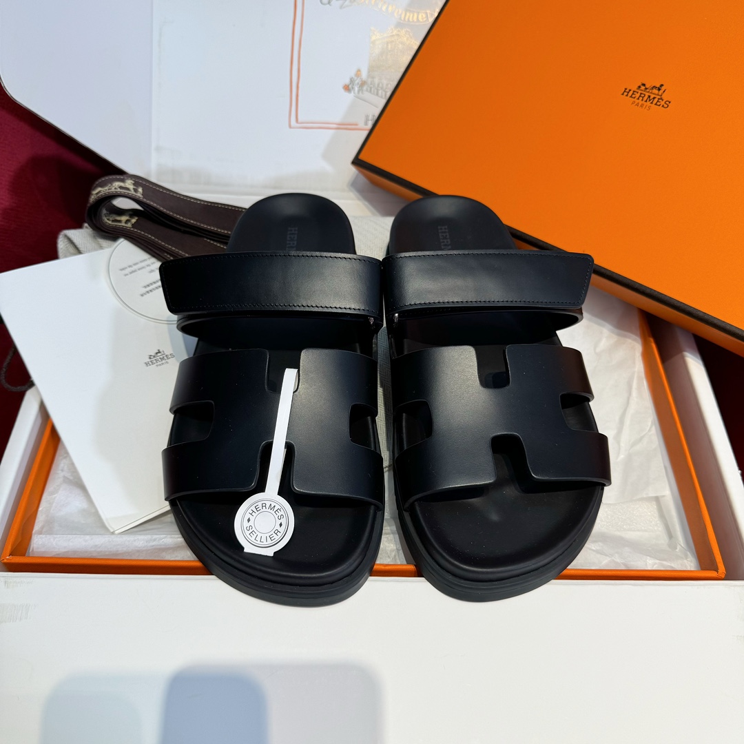 Hermes Chaussures Sandales Chamois Cuir de vache Peau chèvre Caoutchouc mouton Le TPU Peu importe