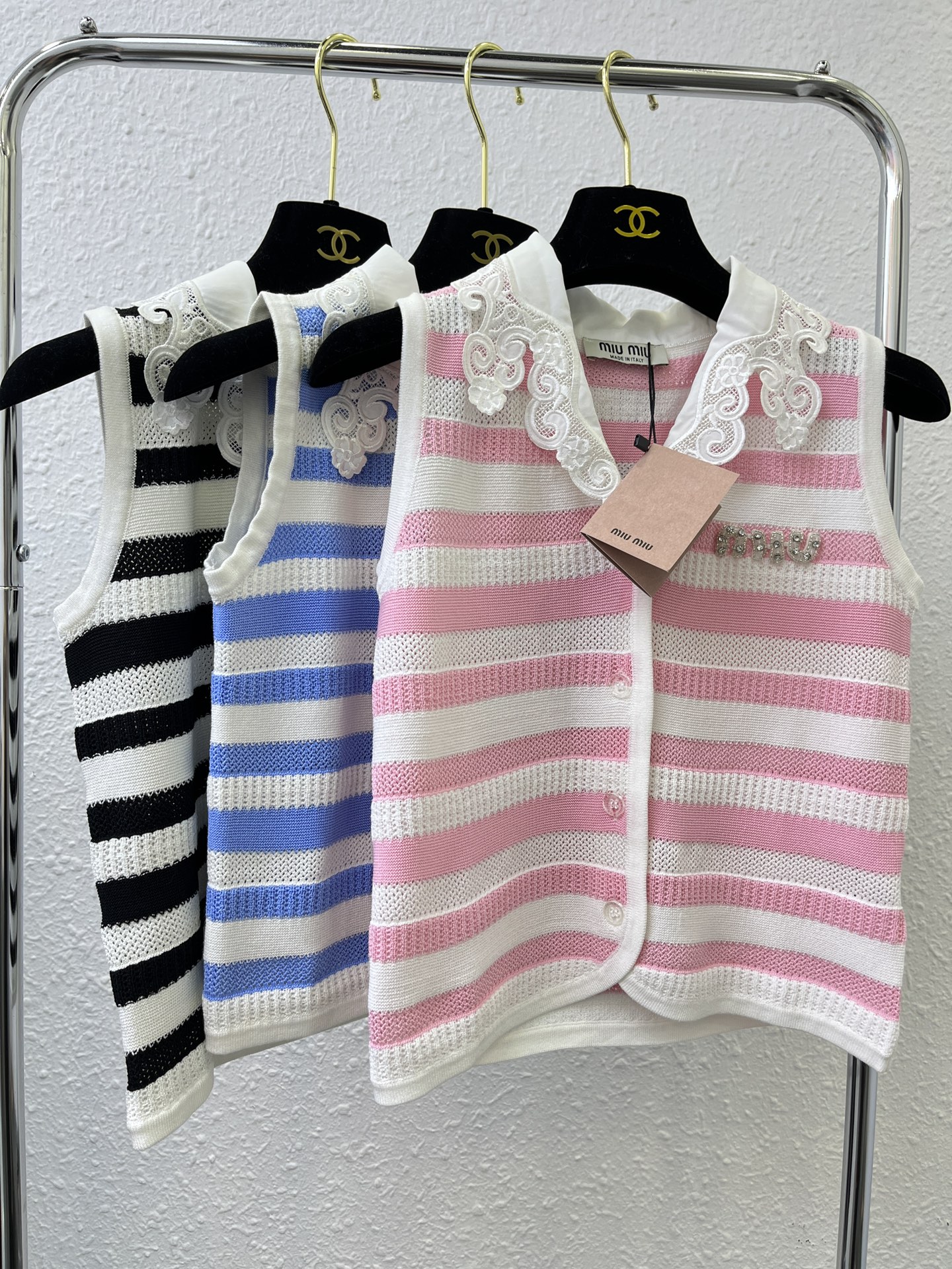 MiuMiu Clothing Polo Shirts & Blouses Tank Tops&Camis AAA+ Replica
 Summer Collection Fashion