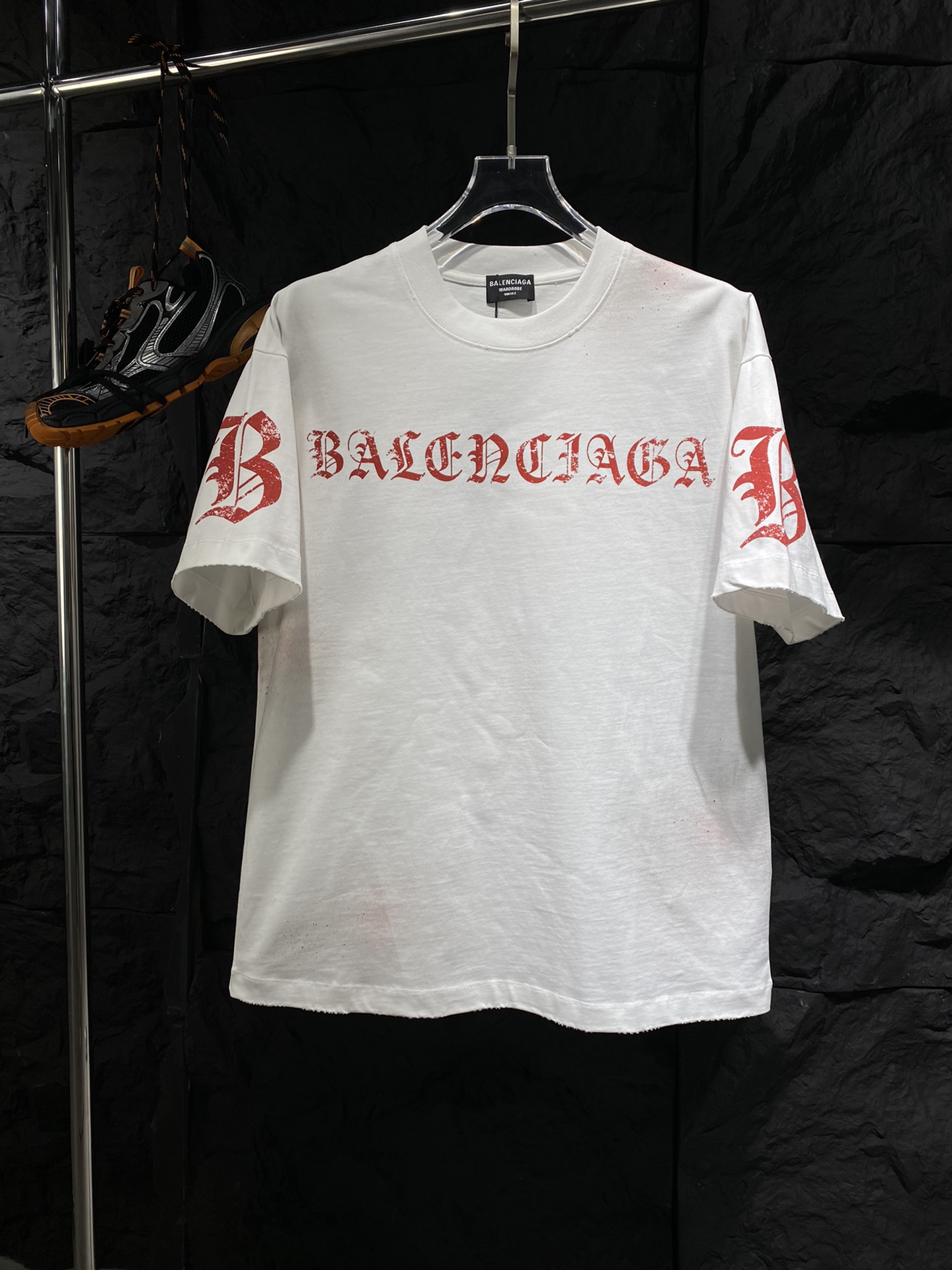 Balenciaga Kleding T-Shirt Elke ontwerper
 Afdrukken Unisex Katoen Lentecollectie