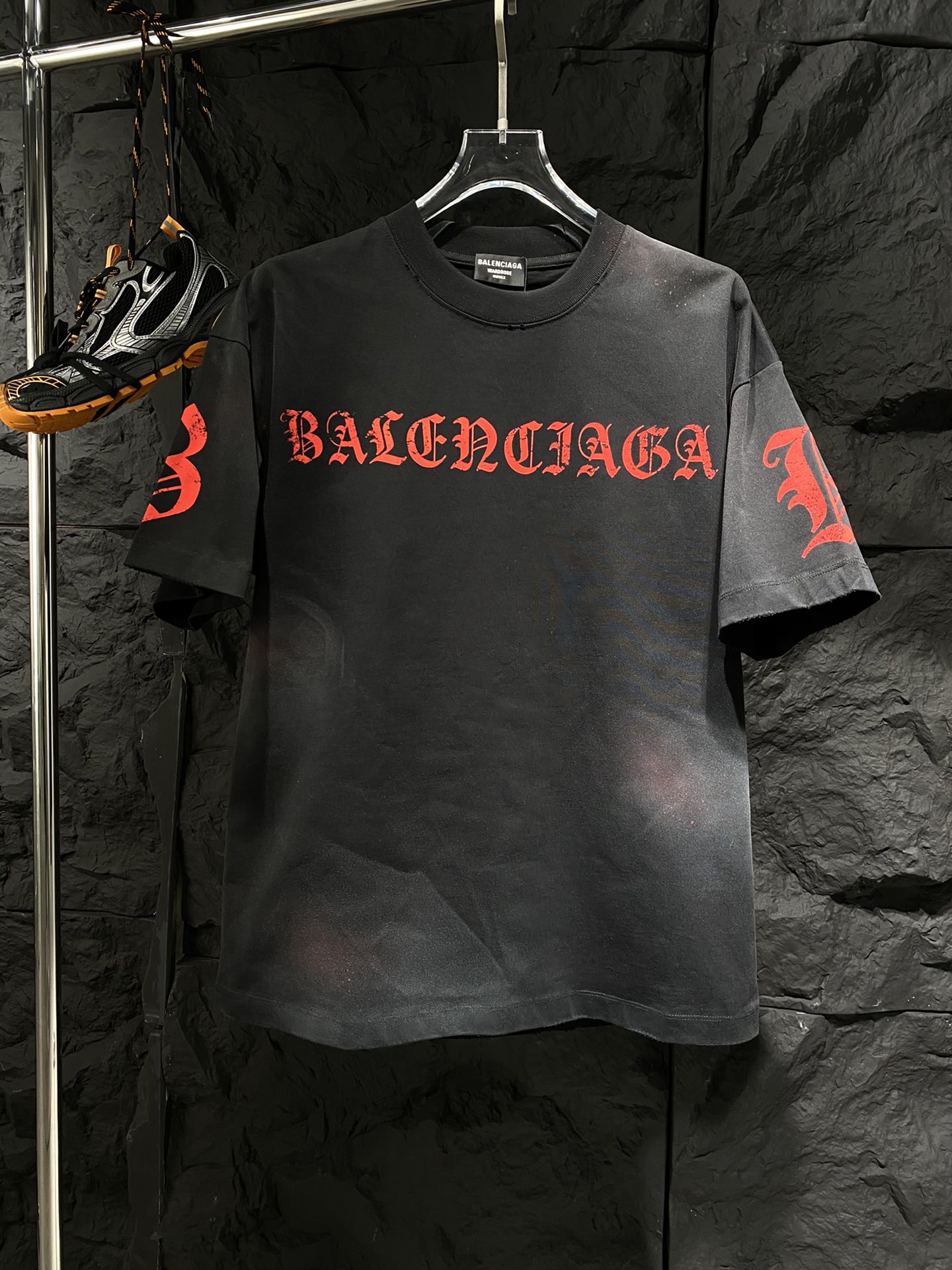Balenciaga AAA
 Kleding T-Shirt Afdrukken Unisex Katoen Lentecollectie