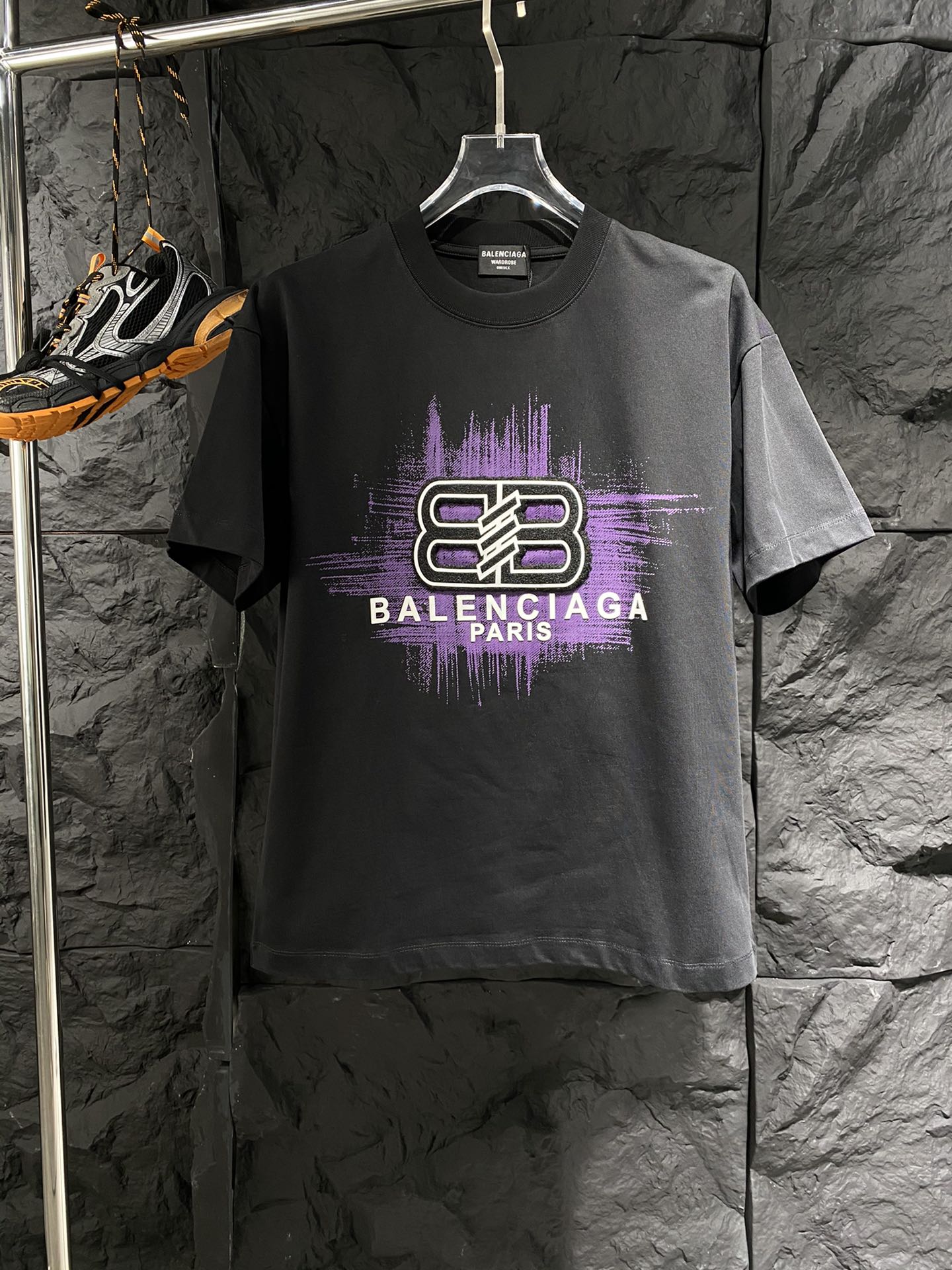 Goedkope replica
 Balenciaga Kleding T-Shirt Afdrukken Unisex Katoen Lentecollectie
