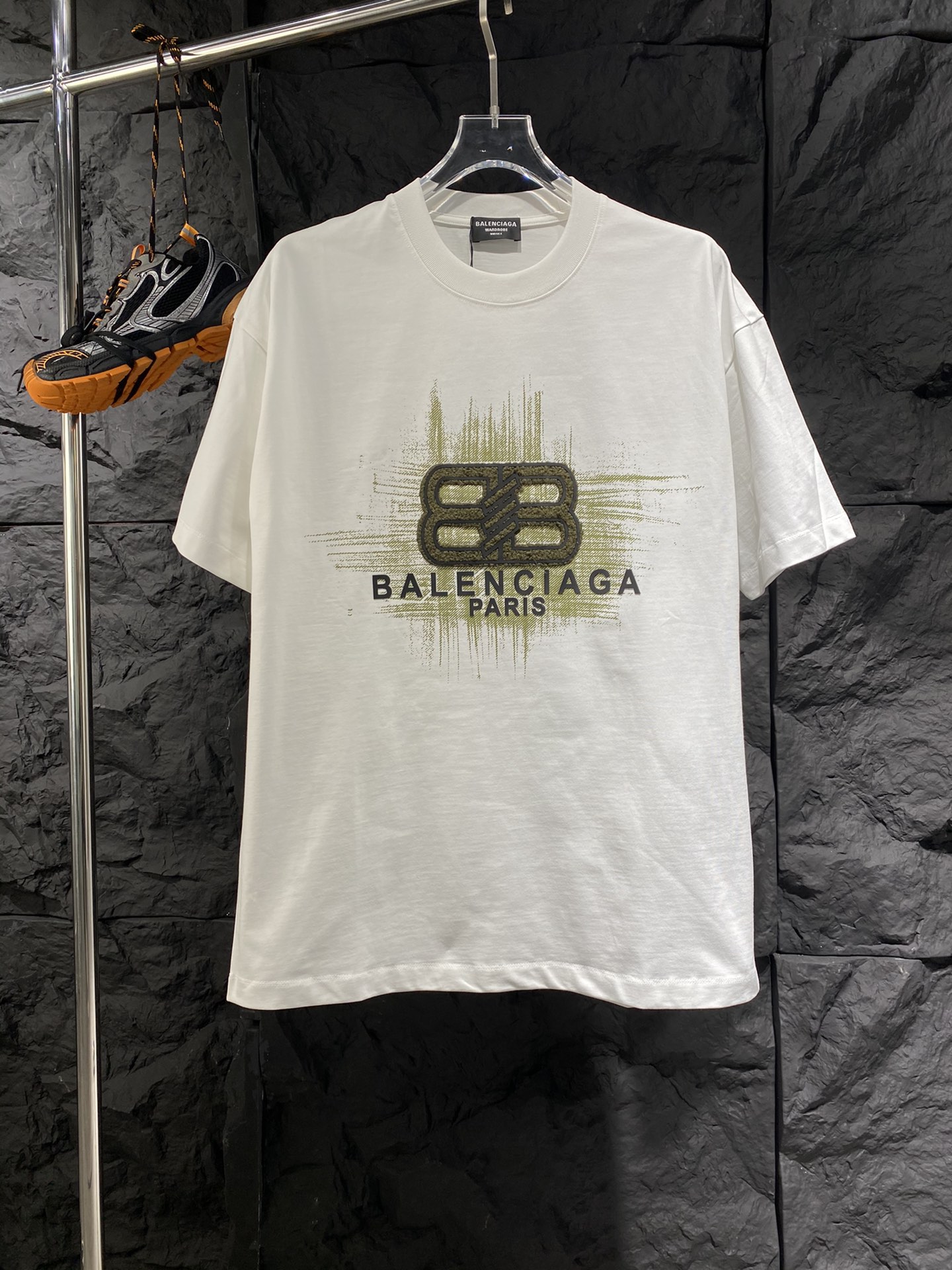 Balenciaga Luxe
 Kleding T-Shirt Afdrukken Unisex Katoen Lentecollectie