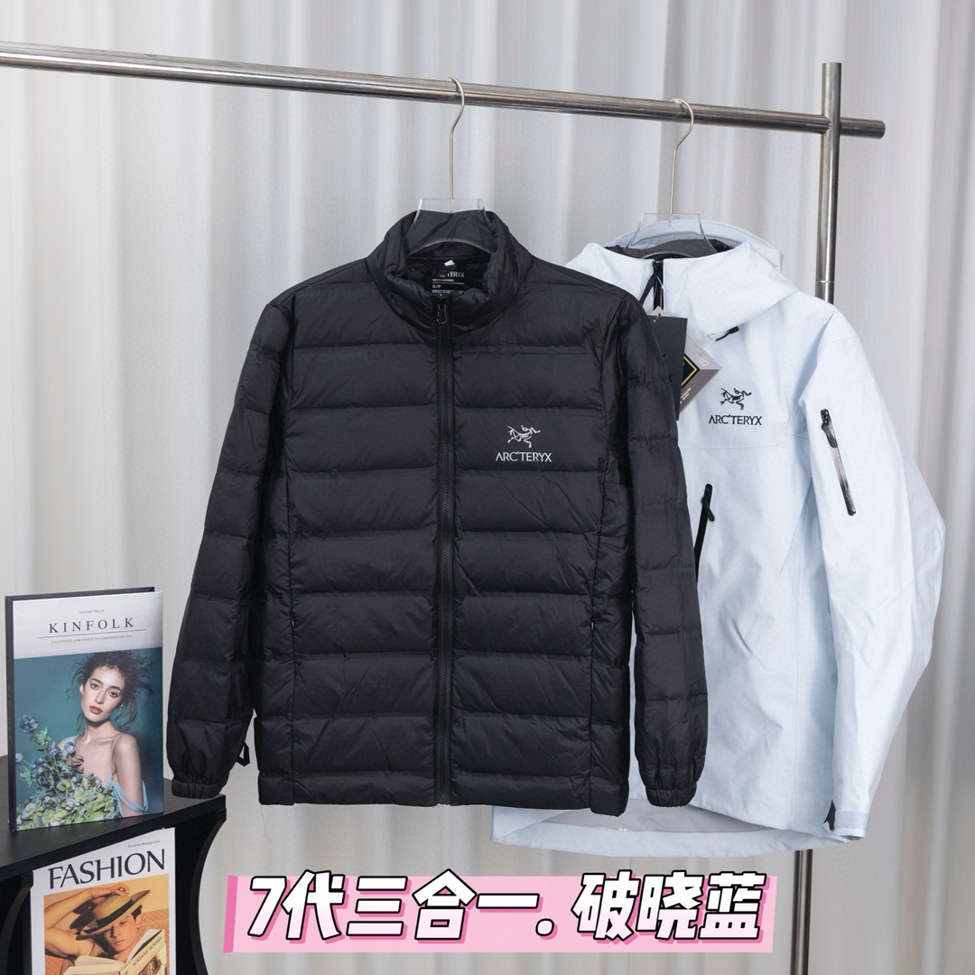 NO:597798,Price adjustment: The most powerful three-in-one jacket and down jacket on the planet, three wears in one!  Lightweight, outdoor-grade 90 down jacket with logo on the lining!  The exterior is a ceiling level Bird BETA SV series!  ARC'TERYX BETA SV seventh generation GORE-TEX Jacket-Men's Arc'teryx outdoor waterproof hard-shell jacket functional wind zipper jacket (Yb four-time lamination process, 3D three-dimensional bionic design of the whole garment with long arms, Tri-Durance waterproof and rainproof fabric, differentiate yourself from the market's first version, strong operation recommended) - Produced by the factory to follow the order, purchasing the designated version, original file, original data development version - original packaging, original label  A full set of accessories is customized, the whole garment has two-way YKK zippers under the arms, all hardware is custom molded, the tag book instructions are analyzed, and it is washed in multiple joints. - This BetaLT jacket has a simple and versatile design, which can provide the performance required in the alpine environment. It is made of bluesign@ certified N40LGORE-TEX fabric with tricot backing, which is light and wear-resistant, windproof, waterproof and breathable, suitable for a variety of activities.  - Helmet compatible StormHood hood protects well without obstructing vision, WaterTight zippers on hand pockets for easy access, underarm zippers for quick ventilation, and spliced design allows for freedom of movement. - Traditional accordion cross reverse entry alpine pockets set high, VISLON center front zipper, adjustable Velcro cuff tabs, Zip-in compatible, ARC TERYX logo embroidered on chest using BEHRINGER machine BETA multi-purpose garments are suitable for a variety of activities and environments.  SV Lightweight High-performance simple design, lightweight and wear-resistant. GORE-TEX waterproof, windproof and breathable fabric can provide multi-faceted protection. -BRTA SV jacket is also Arc’teryx’s star product. It has always performed well in harsh mountain environments and is now more powerful and lighter.,arc’teryx,jackets & coats,down jacket,hats,alexander wang19860909调价 地表最强三合一冲锋衣羽绒服,一衣三穿！内胆带logo轻薄户外级90羽绒服！外层是天花板级别鸟BETA SV 系列！ ARC‘TERYX BETA SV七代 GORE-TEX Jacket-Men's始祖鸟户外防水硬壳冲锋衣机能风拉链夹克（Yb四次压胶工艺 整衣3D立体仿生学设计衣长臂弯, Tri-Durance防水防雨面料 ,自行区别市面先行版本 强力操作推荐入手） -代工厂跟单出品 代购指定版本 原档案原数据开发版型 -原包装原标 全套辅料定制,整衣 腋下YKK双向拉链,五金全部开模定制,吊牌书说明解析 ,多联水洗. -这款BetaLT夹克设计简洁而通用,可提供高山环境所需的性能.采用bluesign@认证的采用带经编背衬N40LGORE-TEX面料,轻薄而耐磨,防风、防水且透气,适合多种活动穿着. -头盔兼容StormHood兜帽防护良好且不影响视线,插手口袋设有WaterTight拉链,便于取放物品,腋下拉链便于快速通风,拼接设计使活动自如. -传统风琴交叉反向进入高山口袋设置在高位,VISLON中央正面拉链,可调节Velcro袖口魔术贴标签,兼容Zip-in,在胸前采用百灵达机器绣上了ARC TERYX徽标 BETA多用途服装适用于多种活动和环境. SV 轻量 高性能的简约设计,轻量而耐磨. GORE-TEX防水、防风、透气面料可提供多面防护. -BRTA SV夹克同是Arc’teryx的明星产品,一直在高山恶劣环境中表现突出,现在功能更强大,重量更轻.,arc'teryx,jackets & coats,down jacket,hats,alexander wang,Men's clothing