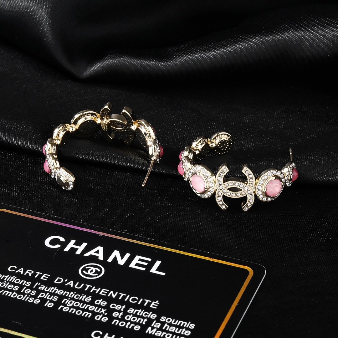 小香Chanel新品耳环代购级别一比一品质香奈鹅系列经典cclogo风格高级百搭高级感爆棚现货
