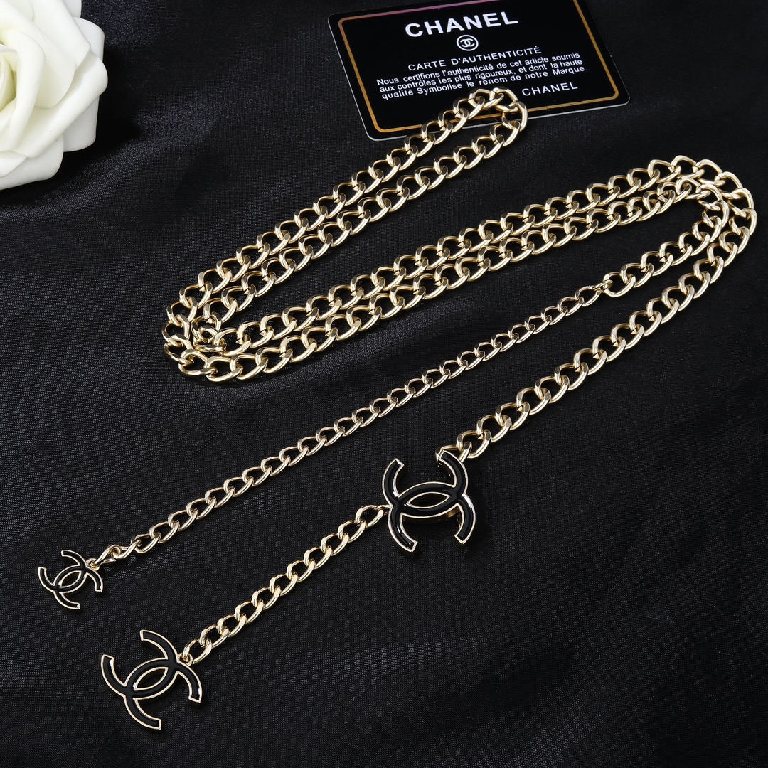Chanel小香腰链采用原版一致黄铜材质电镀18K金超级重工的一款腰链力求完美做到1:1代购级别