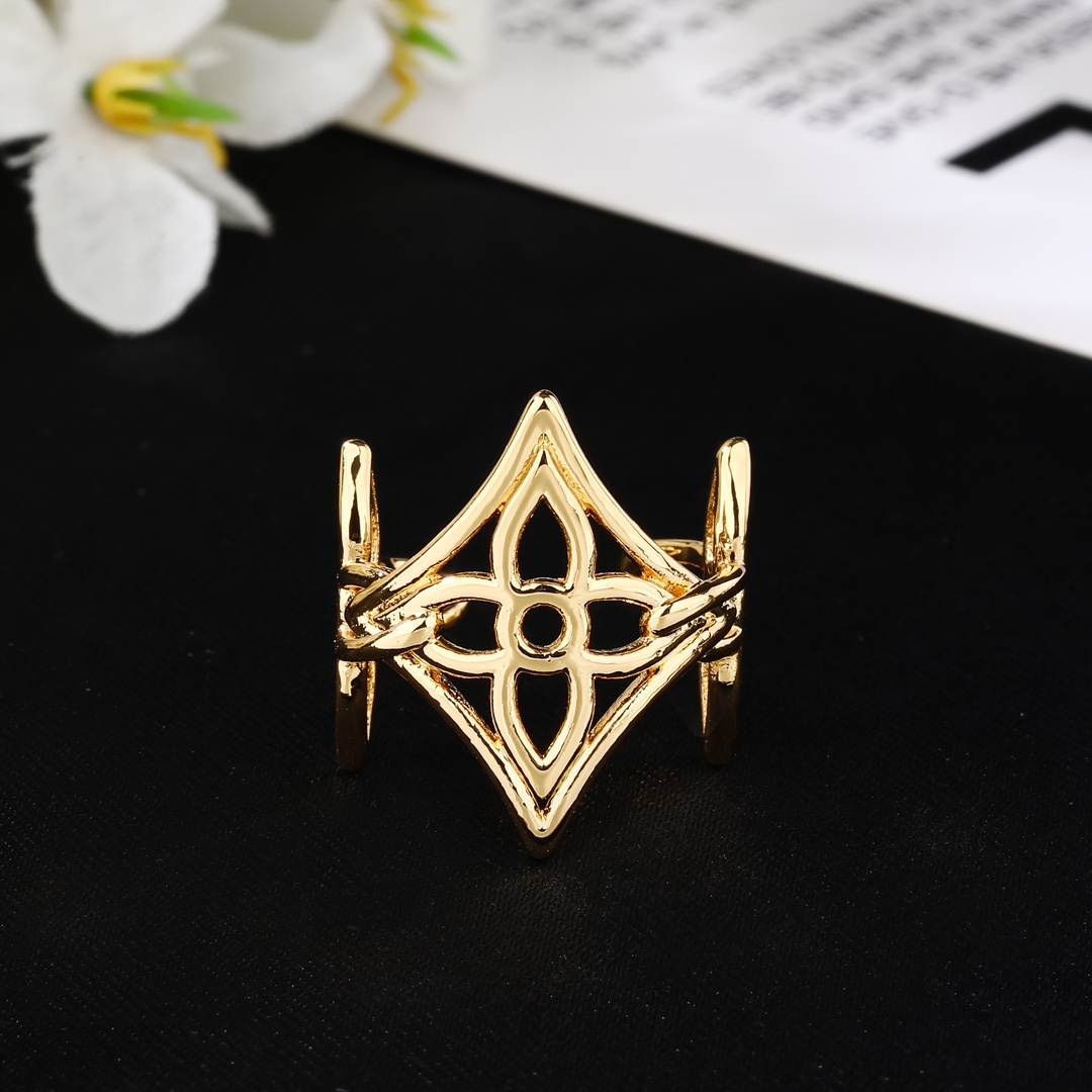 P175 LV LOUIS VITTION’S NEW RING SYNCHRONISED ON THE OFFICIAL NETWORK WITH NEW, REFINED, ORIGINAL BRASS MATERIAL - 图片 7