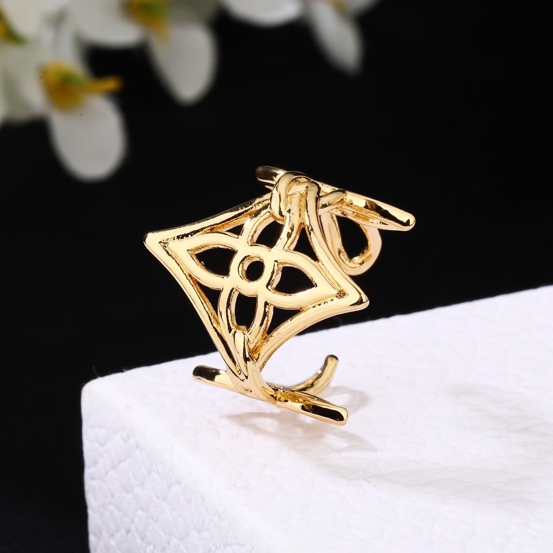 P175 LV LOUIS VITTION’S NEW RING SYNCHRONISED ON THE OFFICIAL NETWORK WITH NEW, REFINED, ORIGINAL BRASS MATERIAL - 图片 8