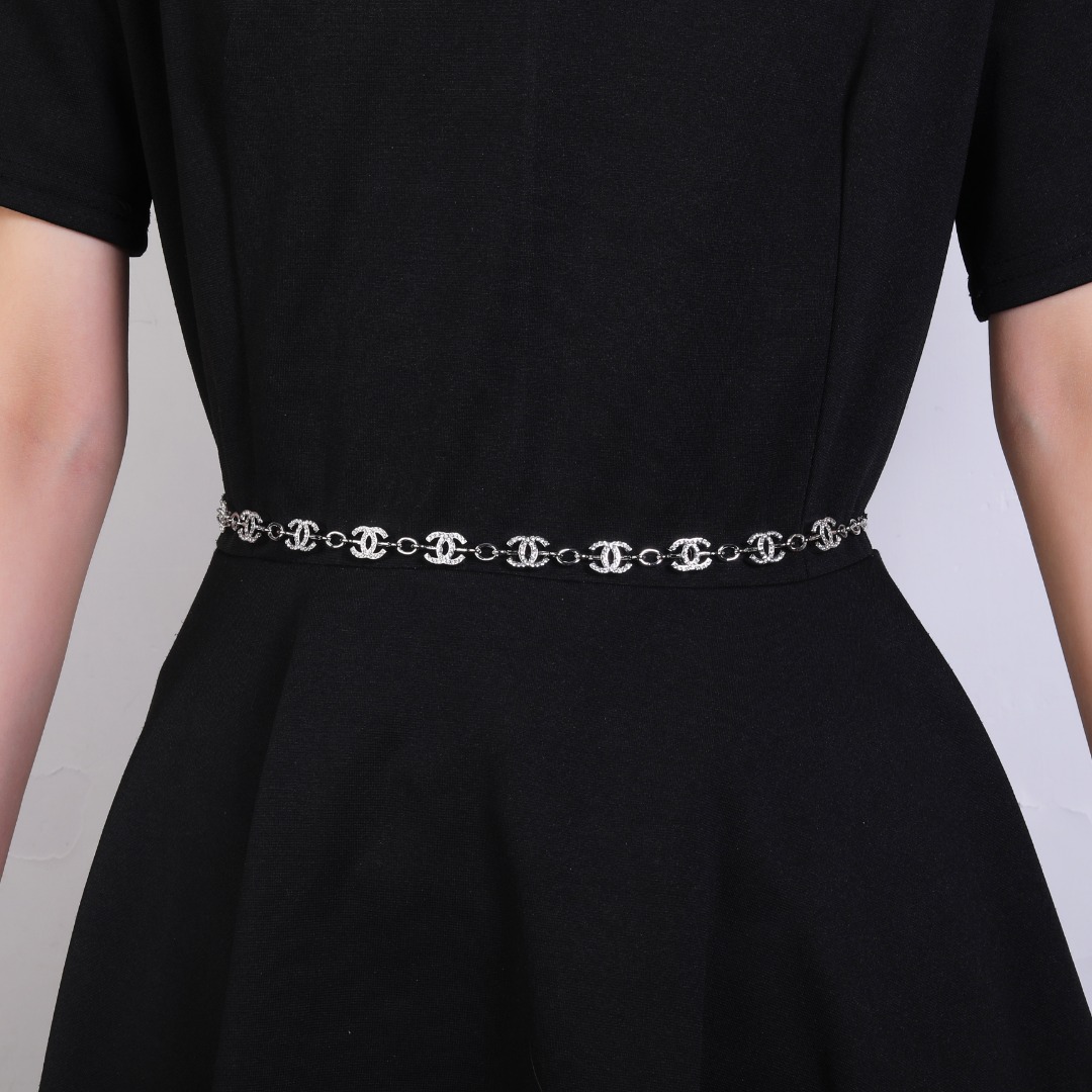  小香 Chanel 新品腰链 代购级别 一比一品质 香奈鹅 系列 经典cc logo 风格高级百搭 高