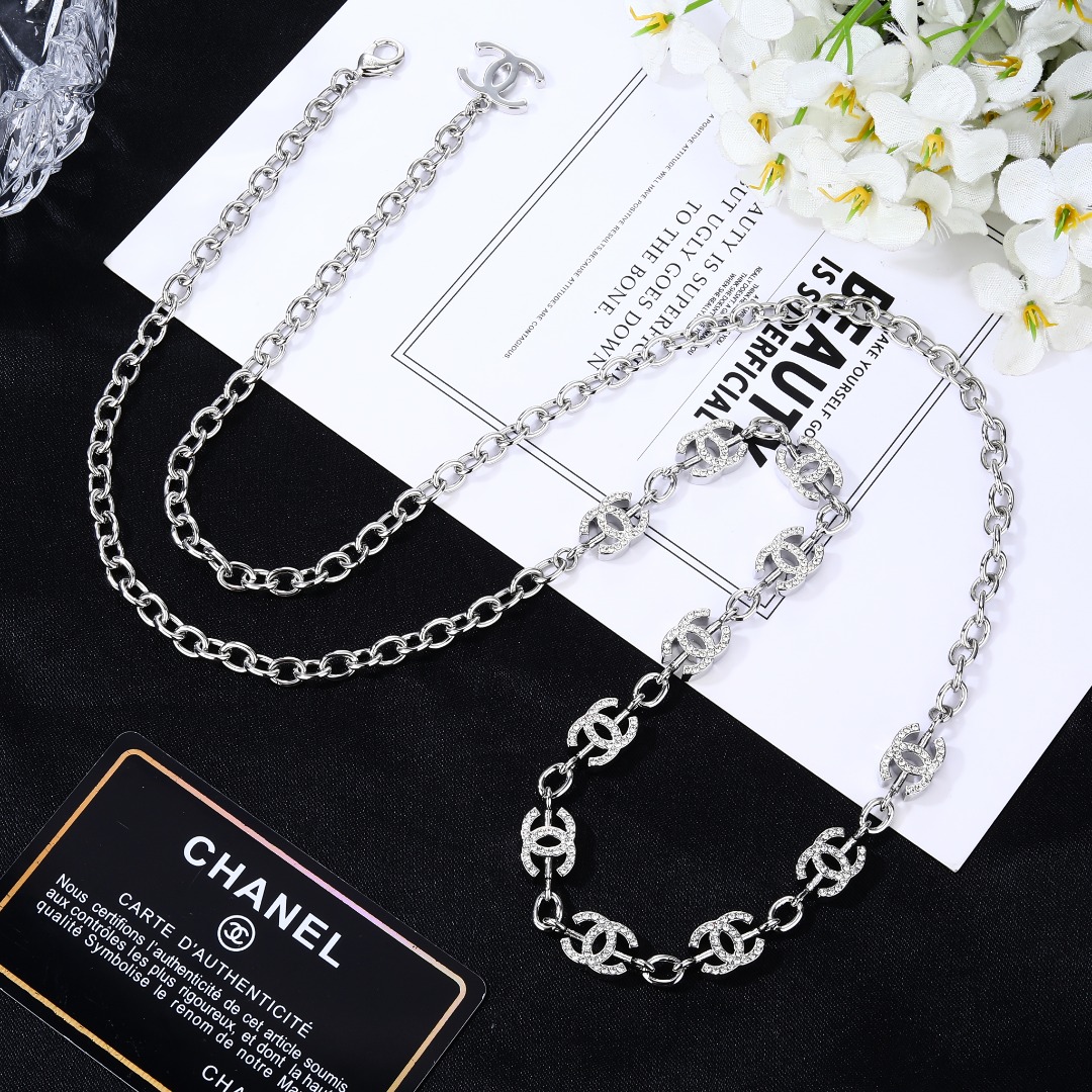 小香 Chanel 新品腰链 代购级别 一比一品质 香奈鹅 系列 经典cc logo 风格高级百搭 高