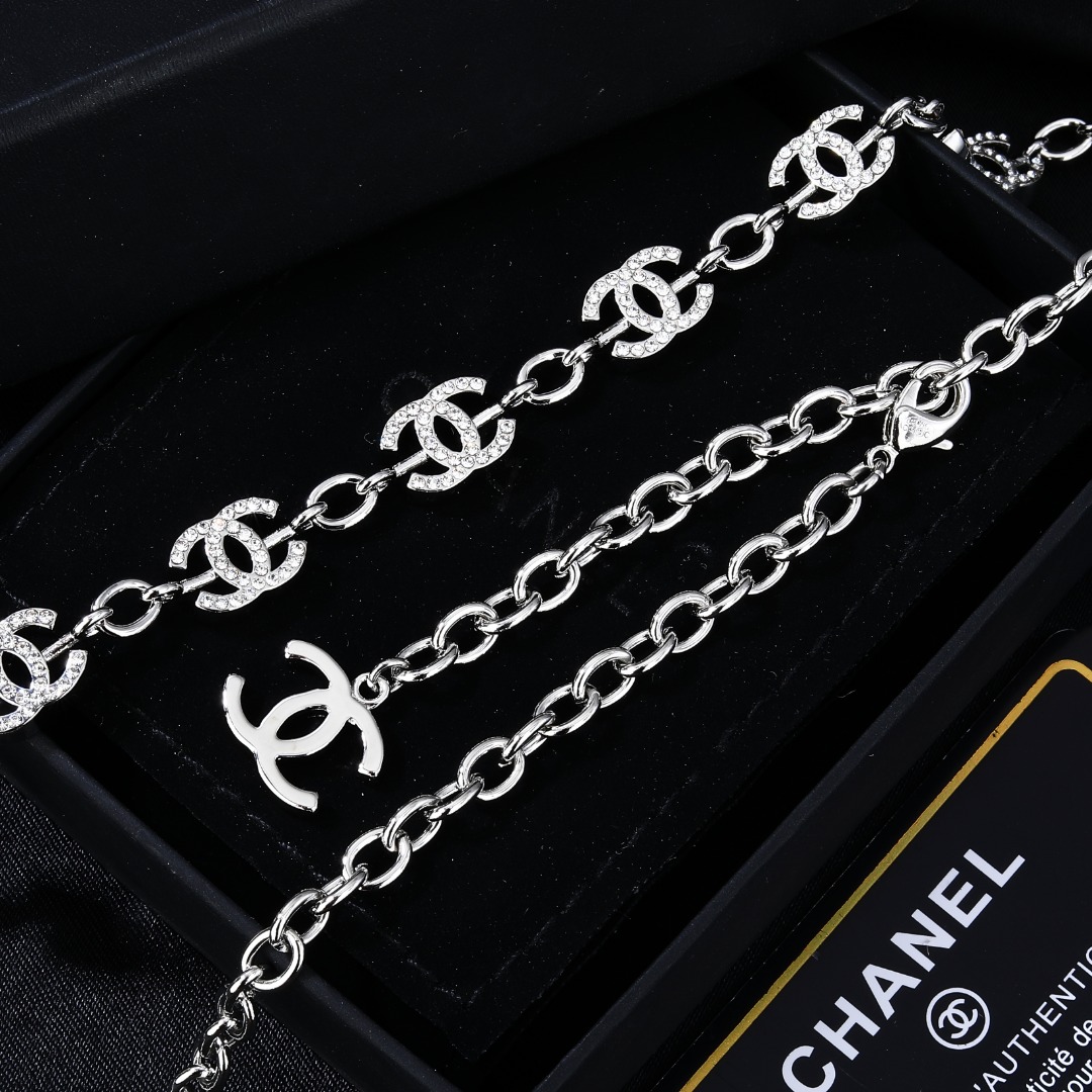  小香 Chanel 新品腰链 代购级别 一比一品质 香奈鹅 系列 经典cc logo 风格高级百搭 高