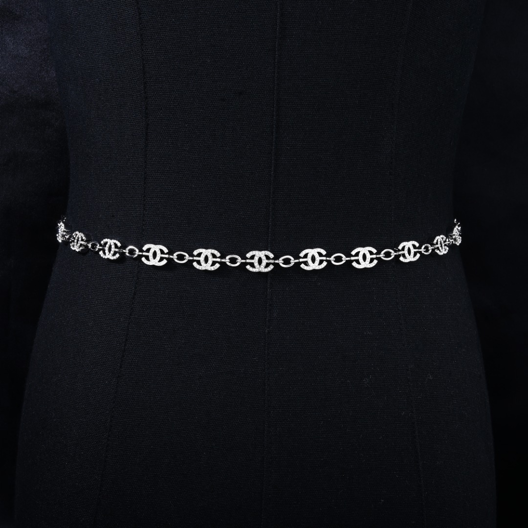  小香 Chanel 新品腰链 代购级别 一比一品质 香奈鹅 系列 经典cc logo 风格高级百搭 高