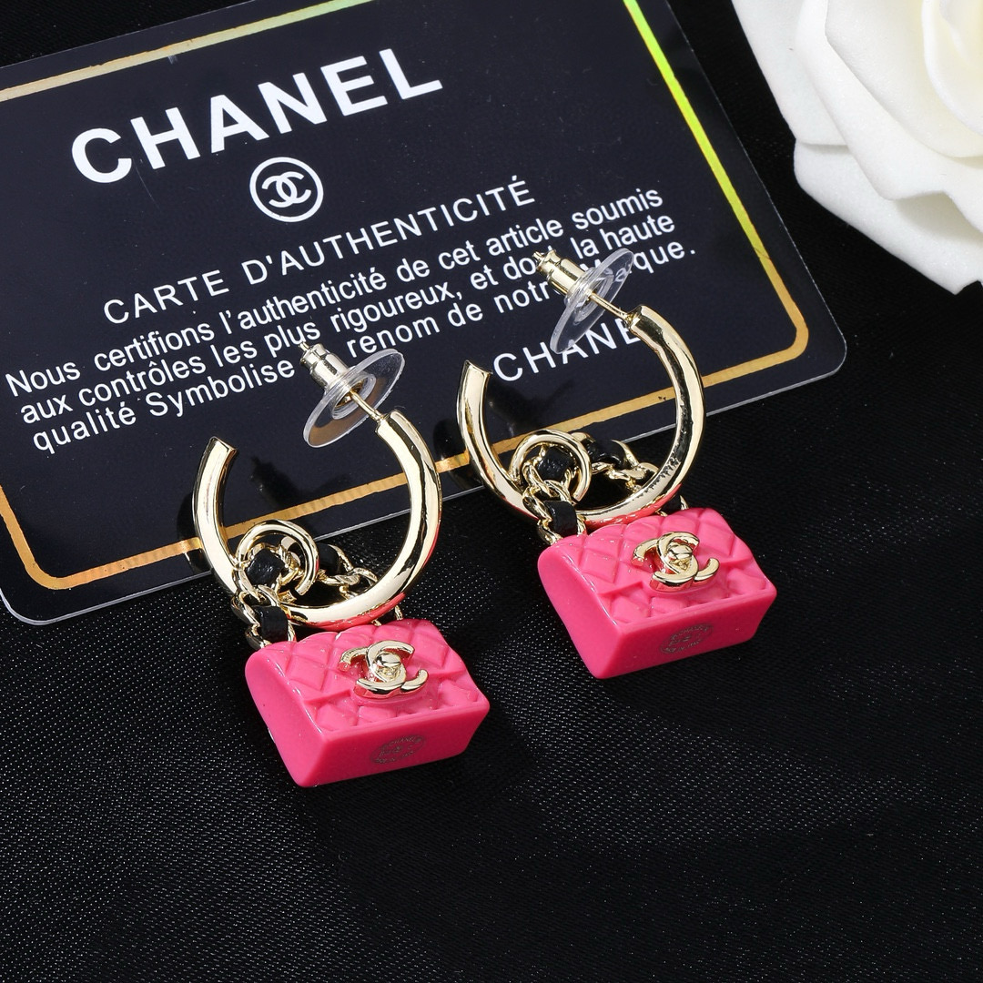 Chanel CHANEL 小香新款包包耳环