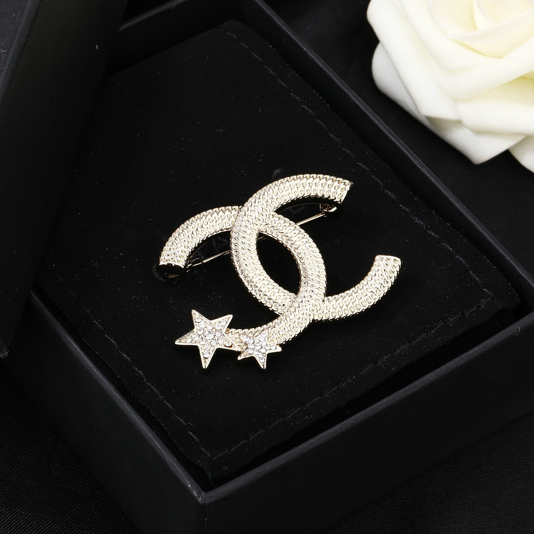 Chanel CHANEL 香奈儿新款双C胸针