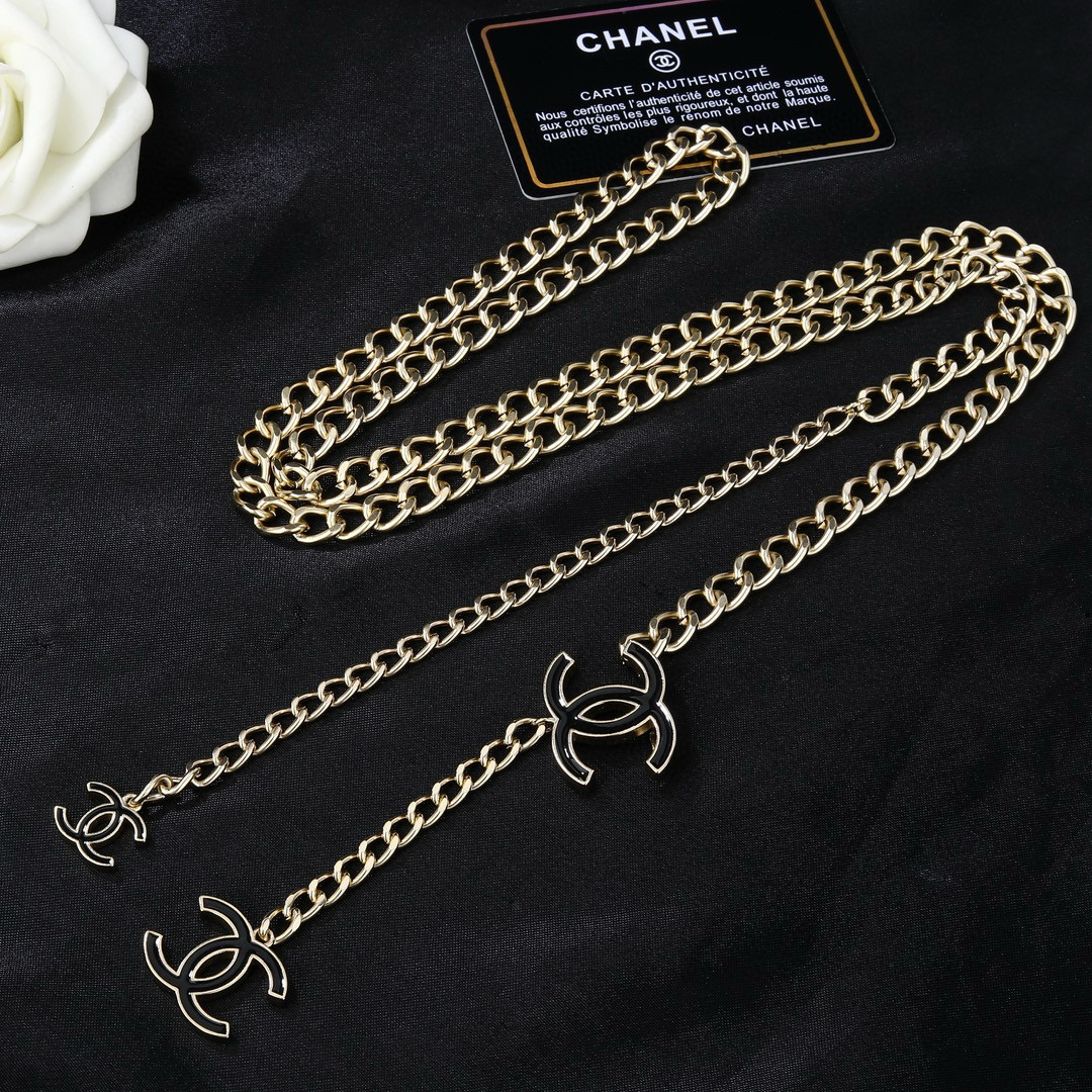 Chanel 小香腰链 采用原版一致黄铜材质 电镀18K金 超级重工的一款腰链 力求完美 做到1:1 代