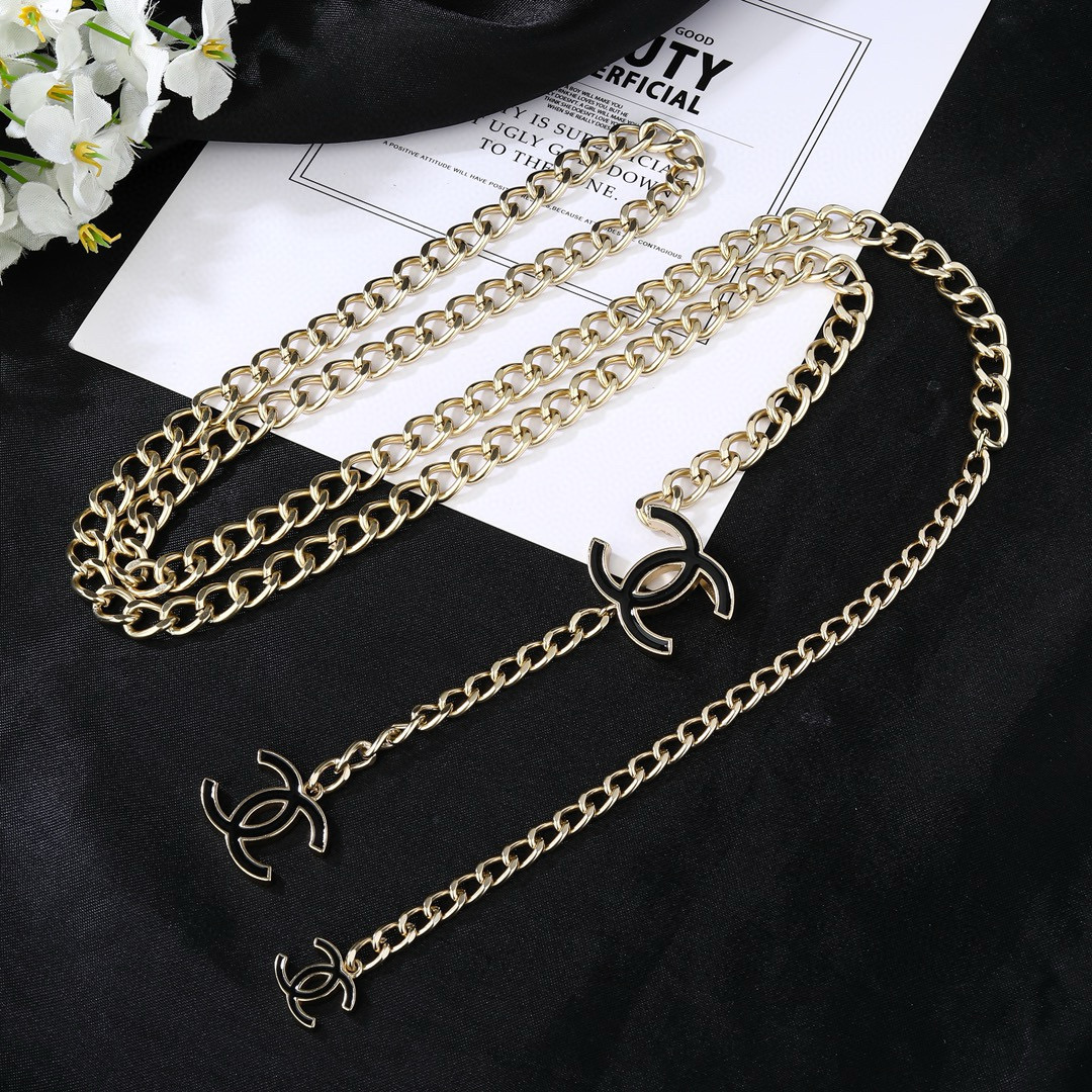 Chanel 小香腰链 采用原版一致黄铜材质 电镀18K金 超级重工的一款腰链 力求完美 做到1:1 代