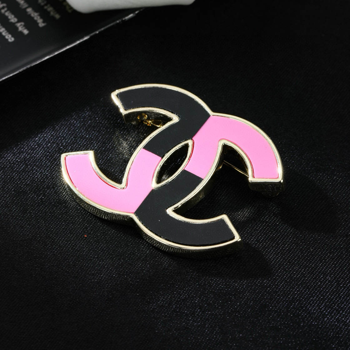 Chanel 小香Chanel新款滴油双C胸针
