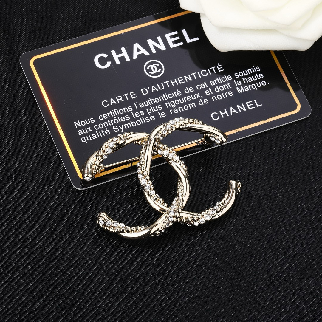 Chanel CHANEL 香奈儿新款双C胸针