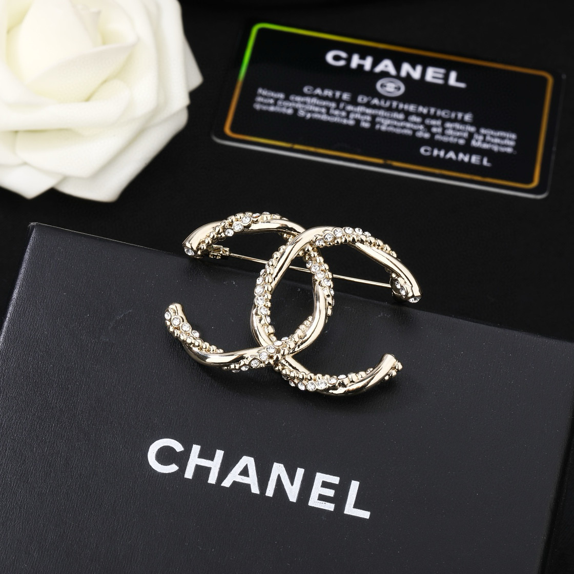 Chanel CHANEL 香奈儿新款双C胸针