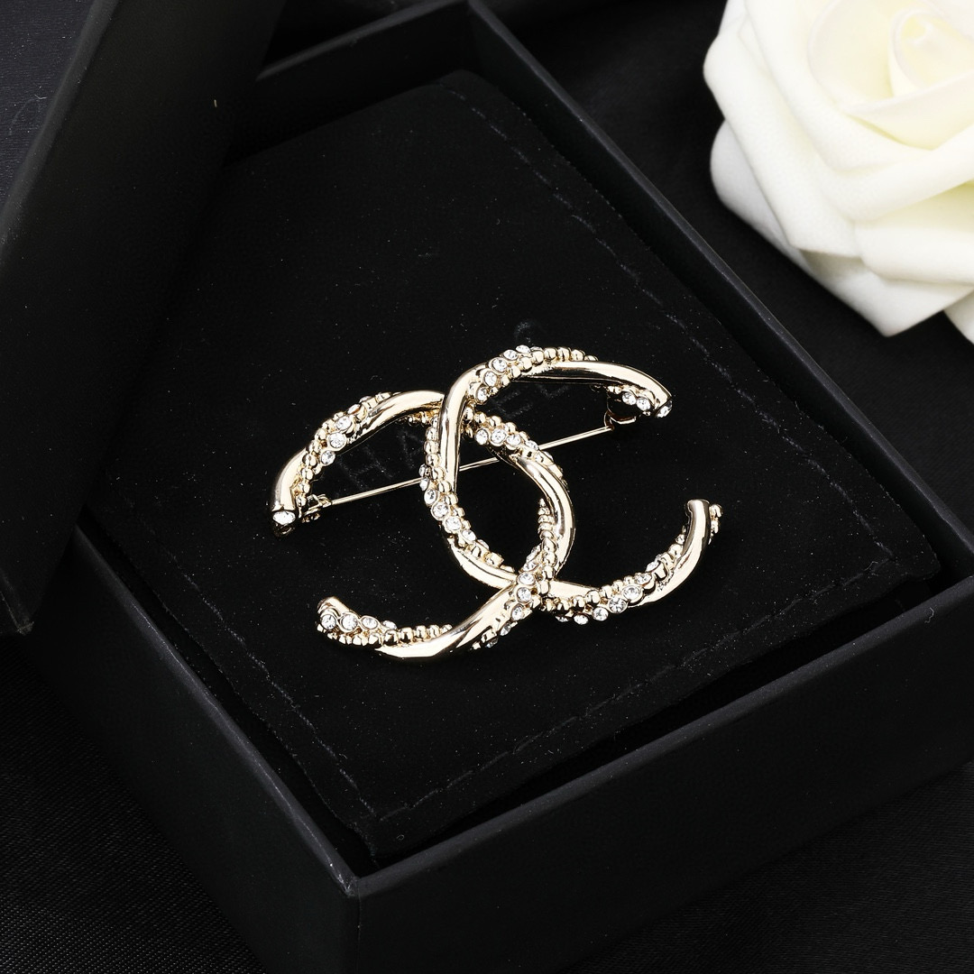 Chanel CHANEL 香奈儿新款双C胸针