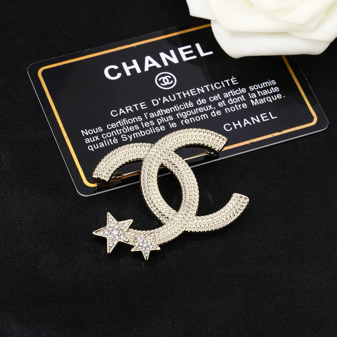 Chanel CHANEL 香奈儿新款双C胸针