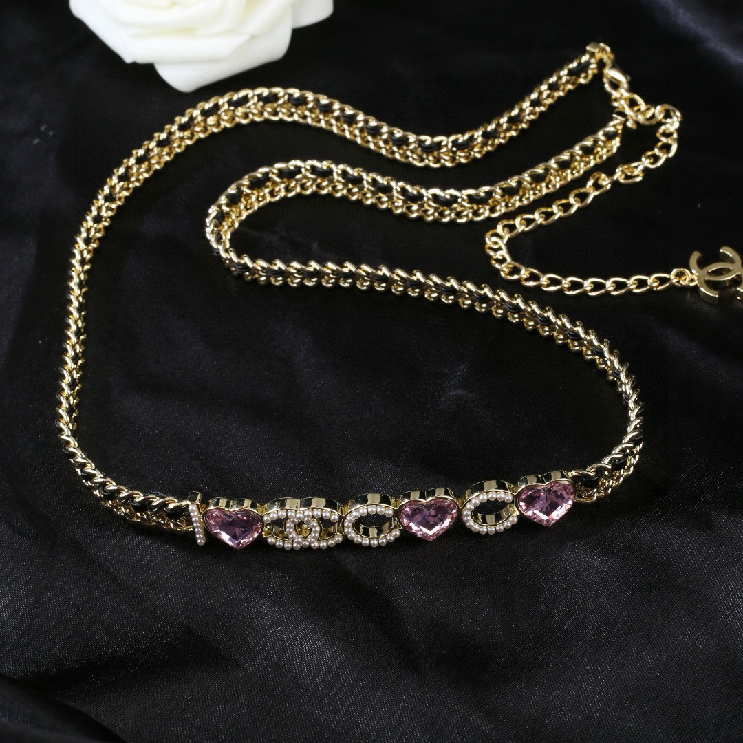 Chanel 小香 Chanel 新款I COCO小羊皮腰链 材质 独家定制 纯手工编织 百搭 重工的一款腰链