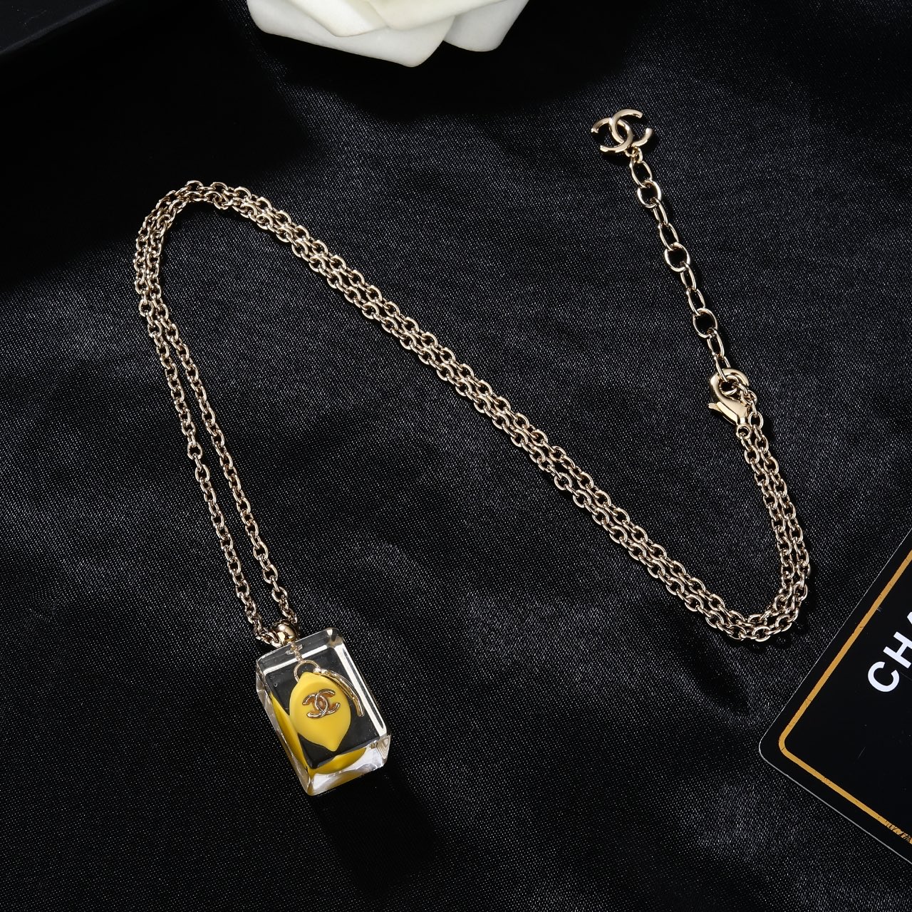 Chanel 香奈儿 Chanel 新款 项链 同步上新 双C精工打造 黄铜材质