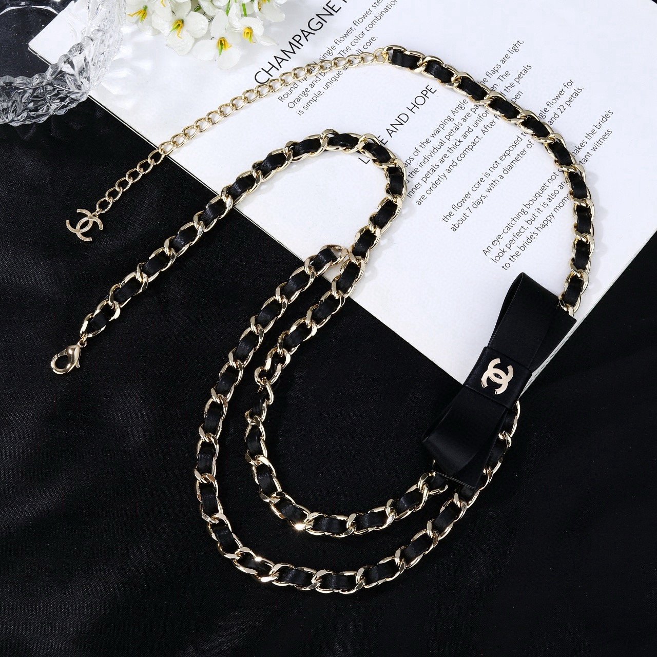 小香 Chanel 新品腰链 代购级别 一比一品质 香奈鹅 系列 风格高级百搭 高级感爆棚 现货