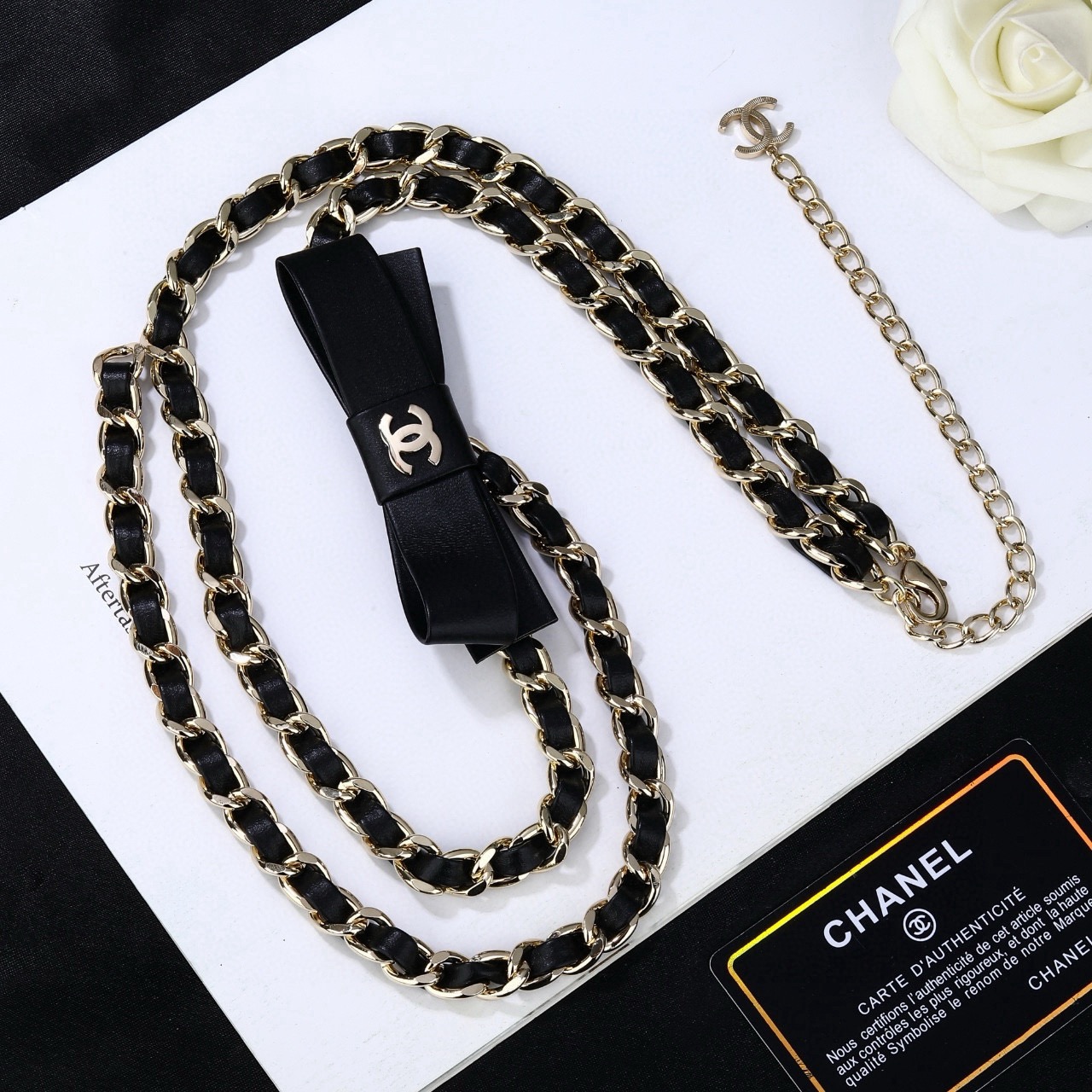 小香 Chanel 新品腰链 代购级别 一比一品质 香奈鹅 系列 风格高级百搭 高级感爆棚 现货