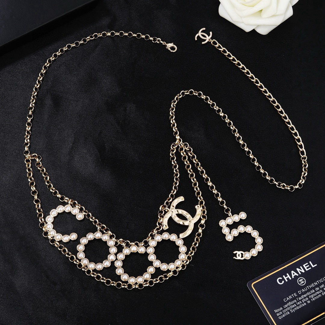 小香 Chanel 新品腰链 代购级别 一比一品质 香奈鹅 系列 经典cc logo 风格高级百搭 高级