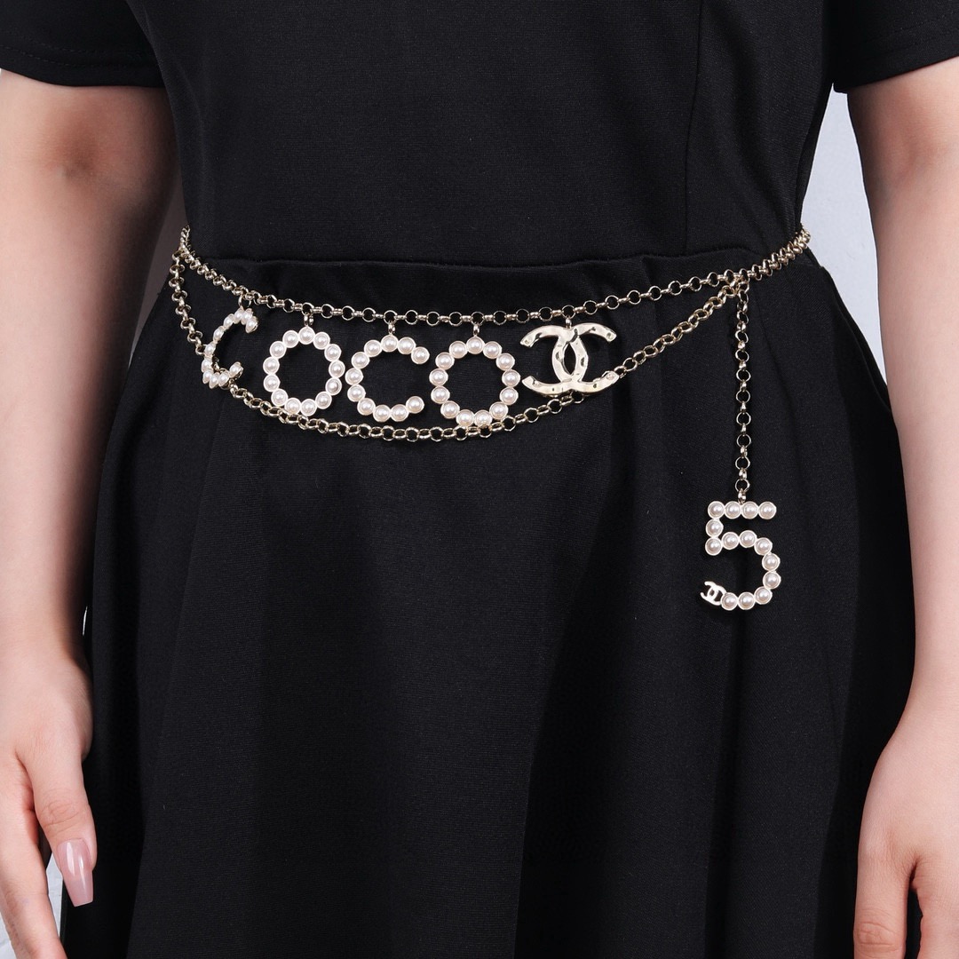 小香 Chanel 新品腰链 代购级别 一比一品质 香奈鹅 系列 经典cc logo 风格高级百搭 高级