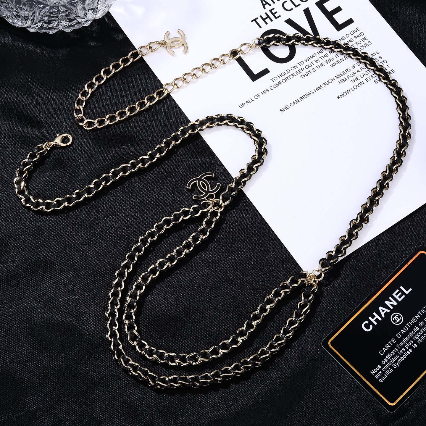 小香 Chanel 新品腰链 代购级别 一比一品质 香奈鹅 系列 经典cc logo 风格高级百搭 高级