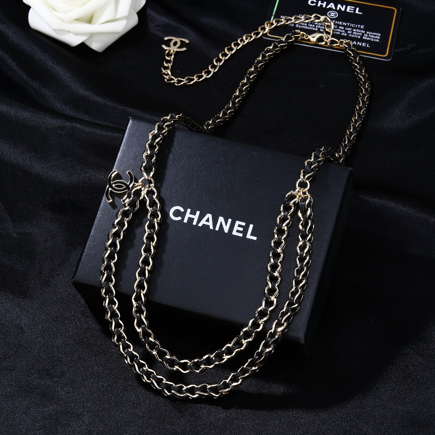 小香 Chanel 新品腰链 代购级别 一比一品质 香奈鹅 系列 经典cc logo 风格高级百搭 高级