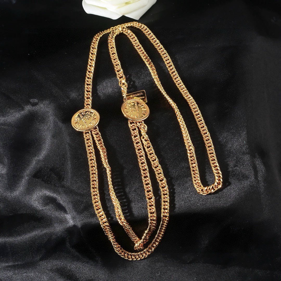 小香 Chanel 新品中古腰链 代购级别 一比一品质 香奈鹅 系列 经典cc logo 风格高级百搭 