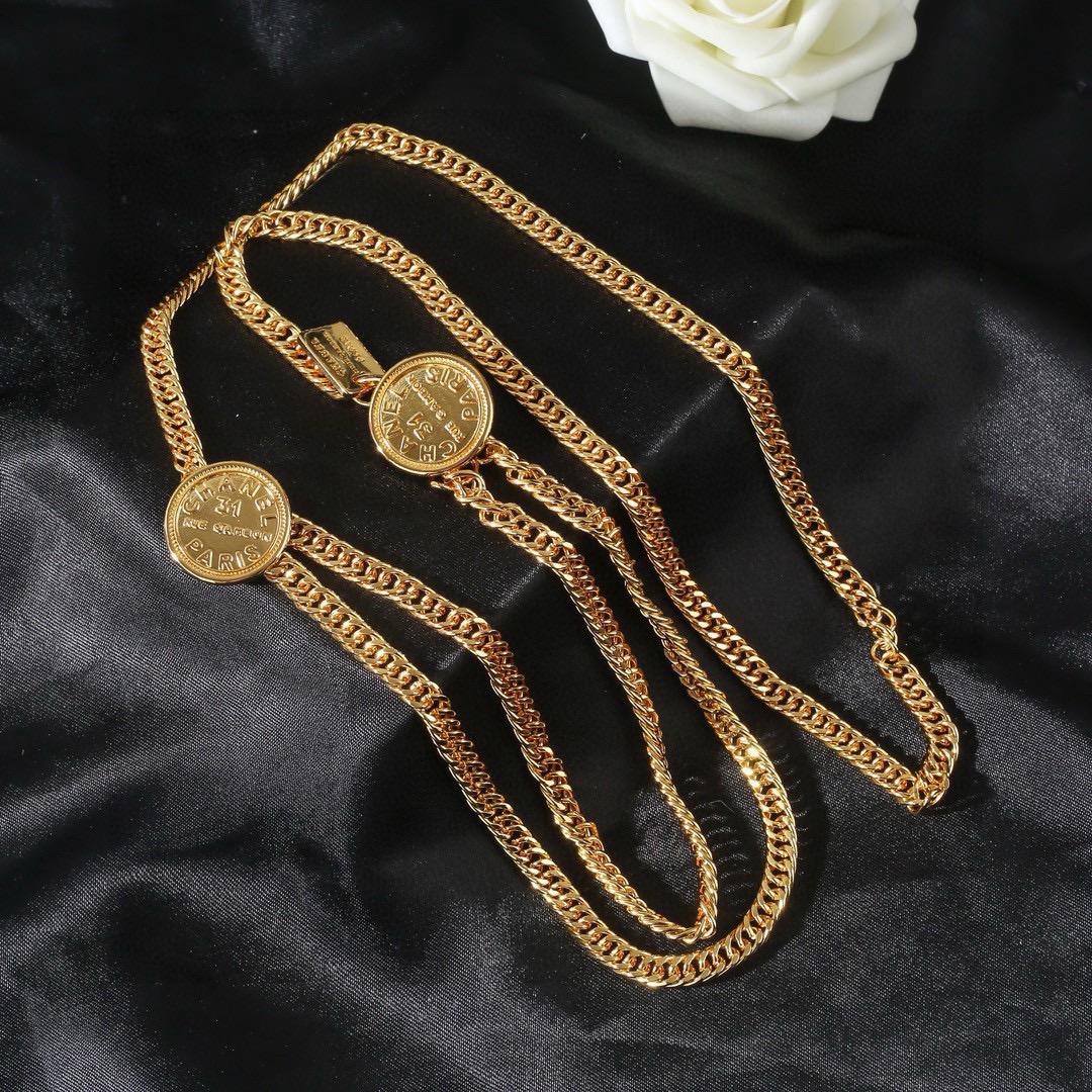 小香 Chanel 新品中古腰链 代购级别 一比一品质 香奈鹅 系列 经典cc logo 风格高级百搭 