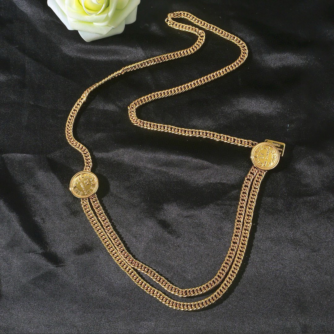 小香 Chanel 新品中古腰链 代购级别 一比一品质 香奈鹅 系列 经典cc logo 风格高级百搭 
