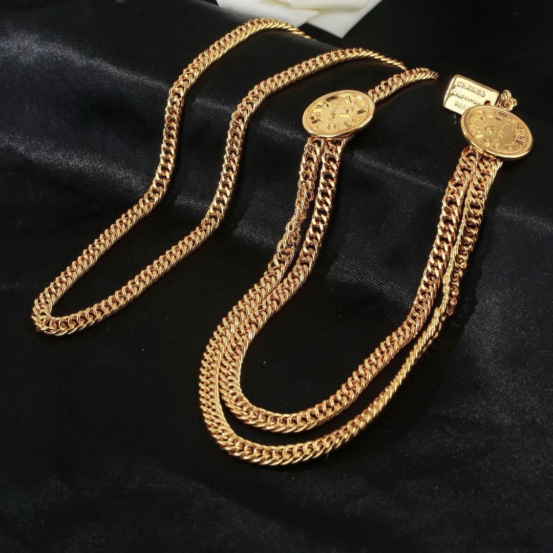 小香 Chanel 新品中古腰链 代购级别 一比一品质 香奈鹅 系列 经典cc logo 风格高级百搭 