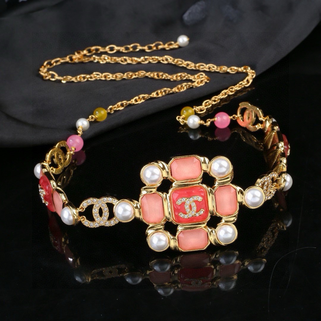 Chanel 小香腰链  采用原版一致黄铜材质 电镀18K金 超级重工的一款腰链 力求完美 做到1:1 