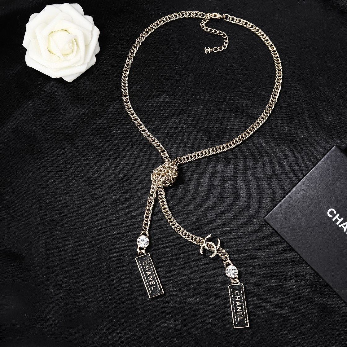 小香 Chanel 新款项链 腰链两戴 专柜同步上新 双C 精工打造原版一致黄铜材质