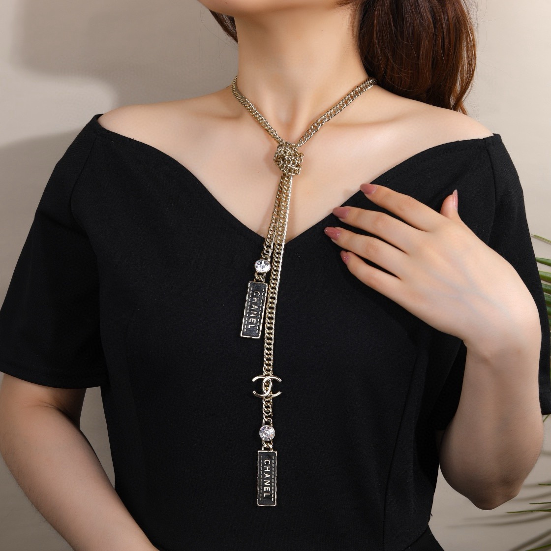 小香 Chanel 新款项链 腰链两戴 专柜同步上新 双C 精工打造原版一致黄铜材质
