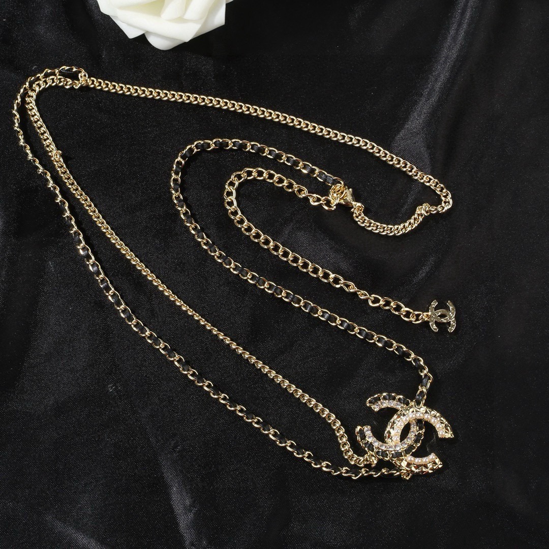 小香 Chanel 新品小羊皮双C腰链 代购级别 一比一品质 香奈鹅 系列 经典cc logo 风格高级
