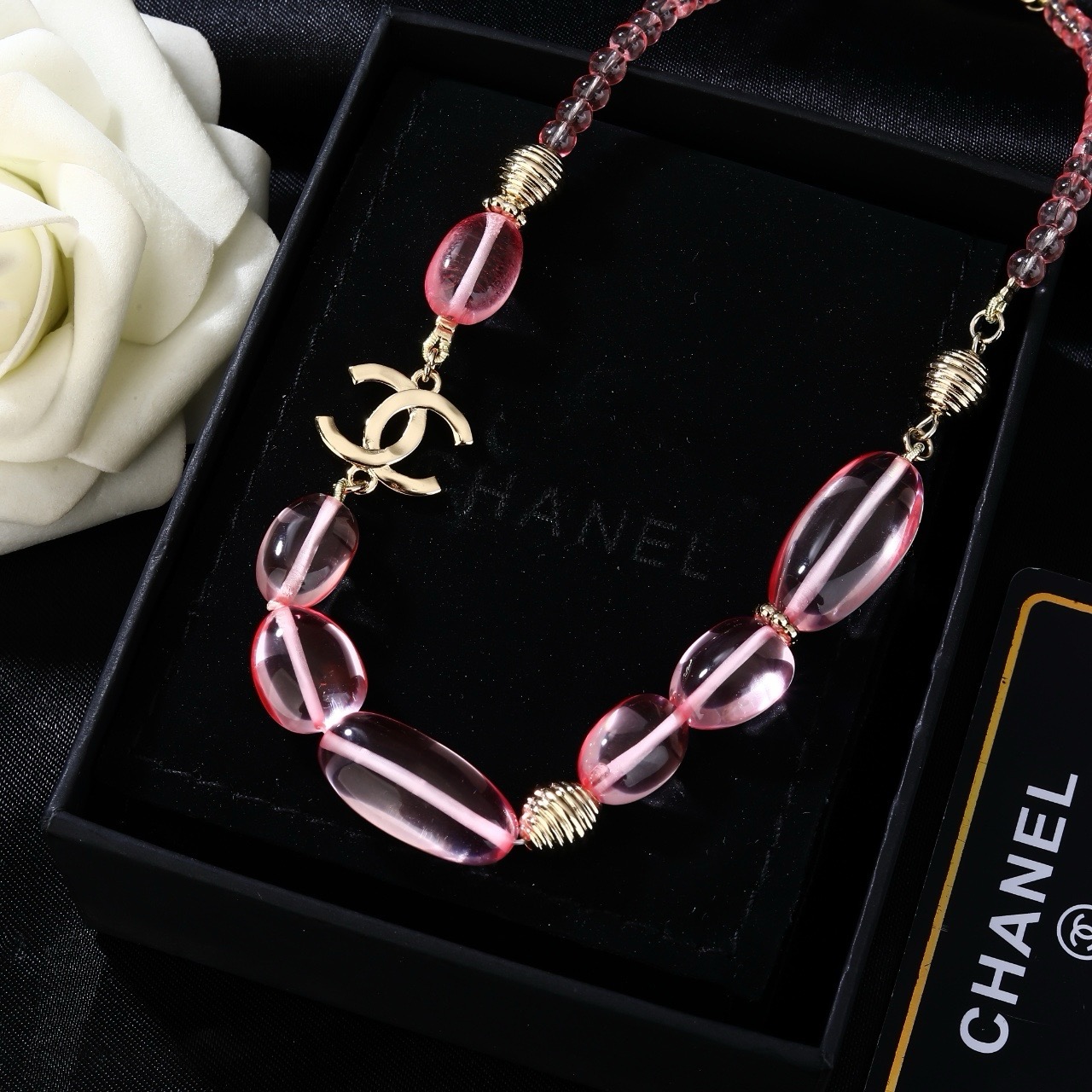 香奈儿 Chanel 新款 项链 专柜同步上新 双C精工打造原版一致黄铜材质