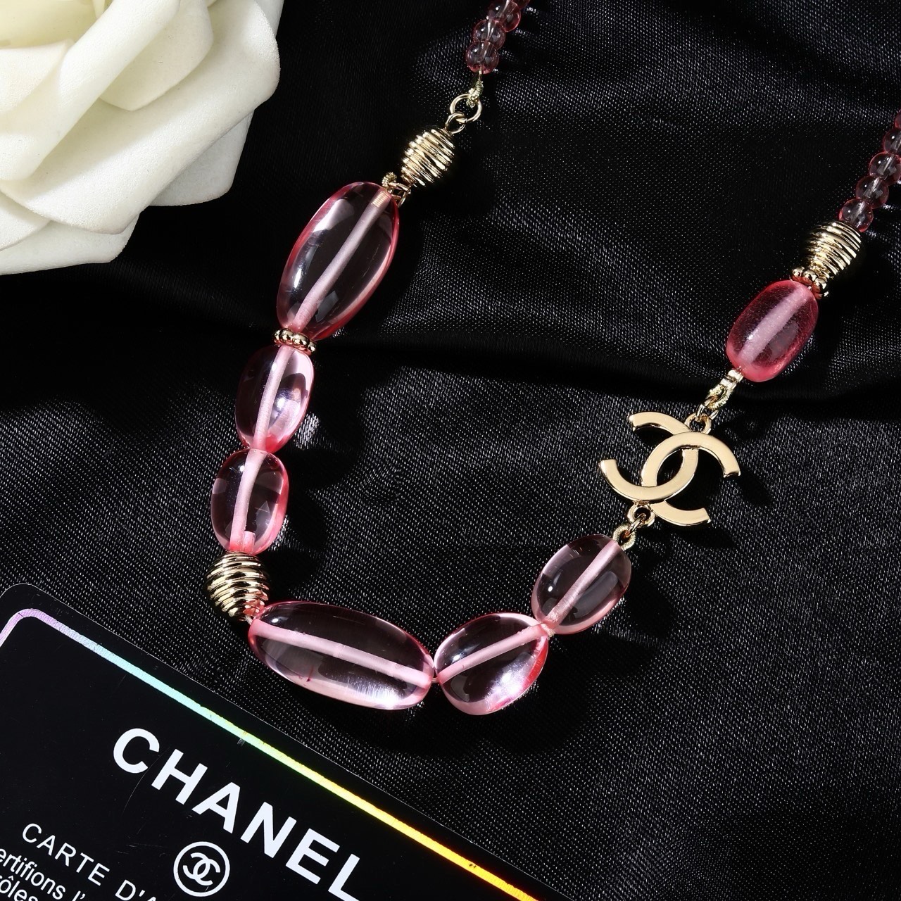 香奈儿 Chanel 新款 项链 专柜同步上新 双C精工打造原版一致黄铜材质