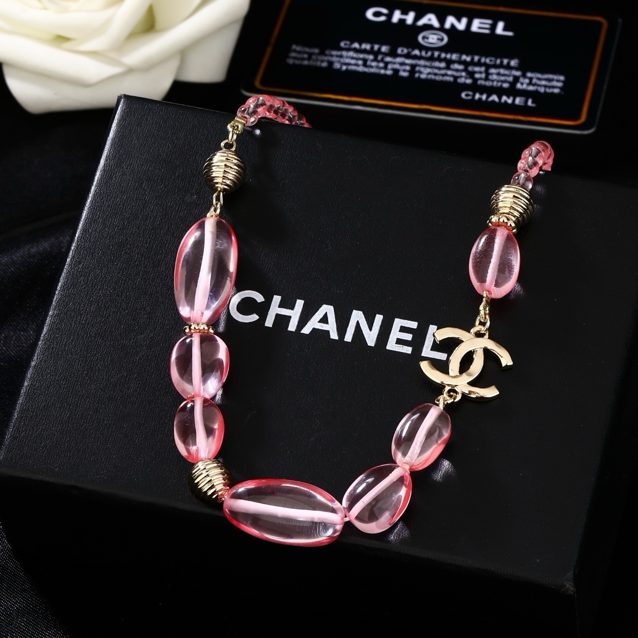 香奈儿 Chanel 新款 项链 专柜同步上新 双C精工打造原版一致黄铜材质